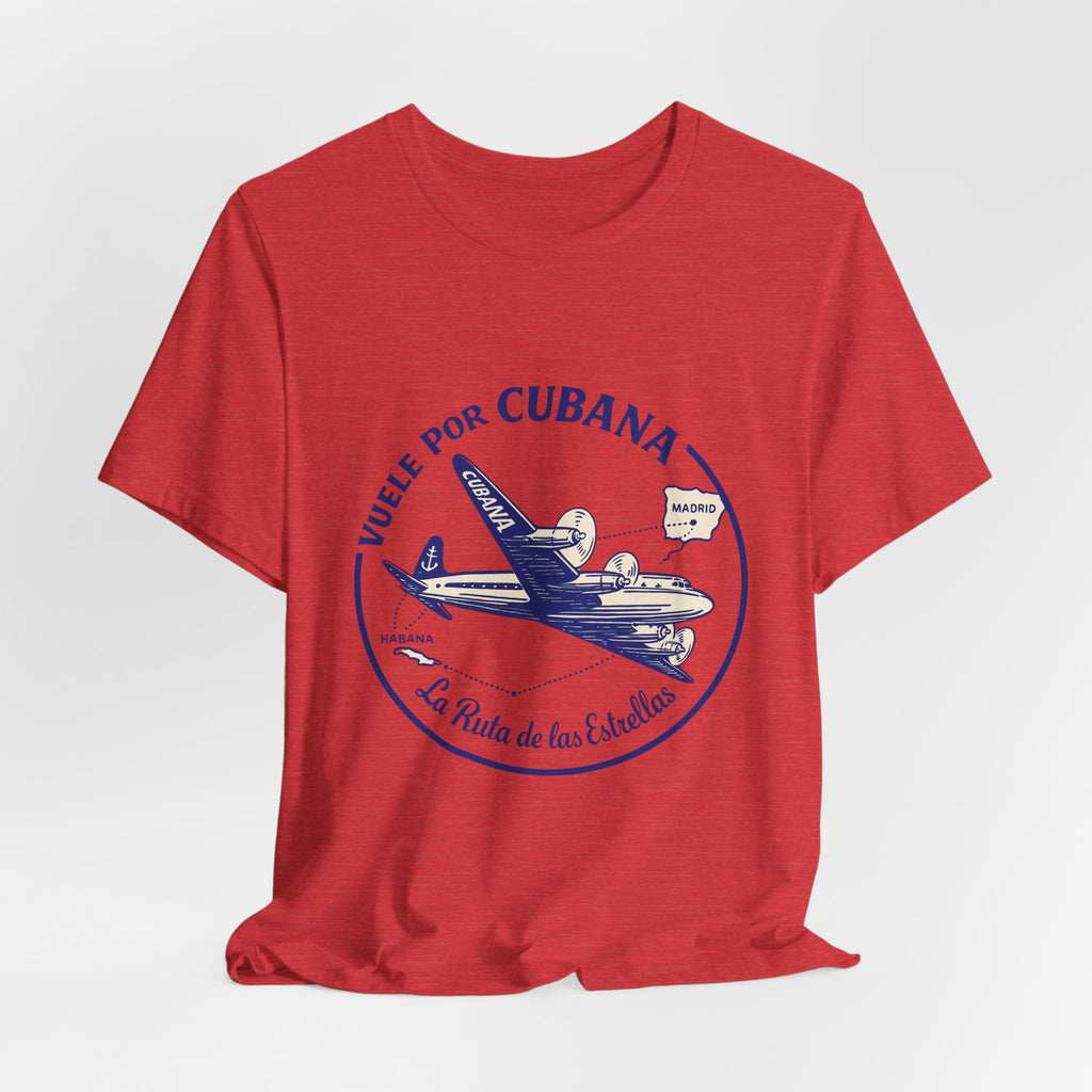 Vintage Cubana Travel, Vintage Jet Plane T-Shirt, Perfect Gift for Travelers, Vacation Outfit, Retro Aviation Style