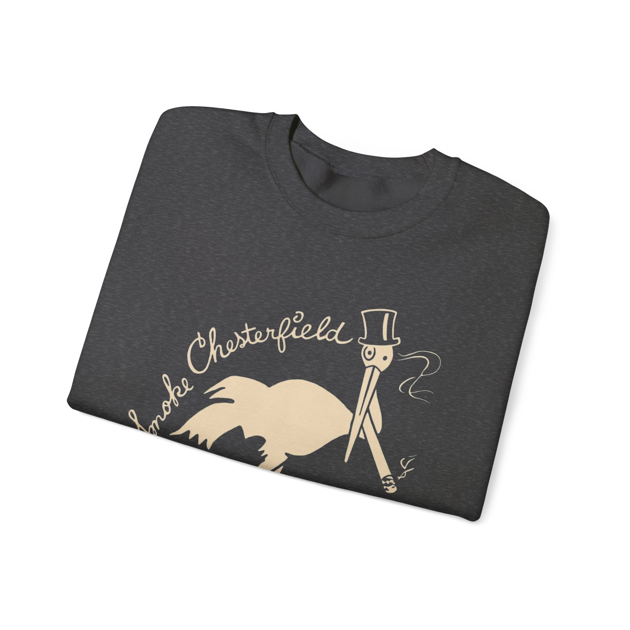 Vintage Stork Club Sweatshirt | Vintage Stork with Top Hat and Cigar