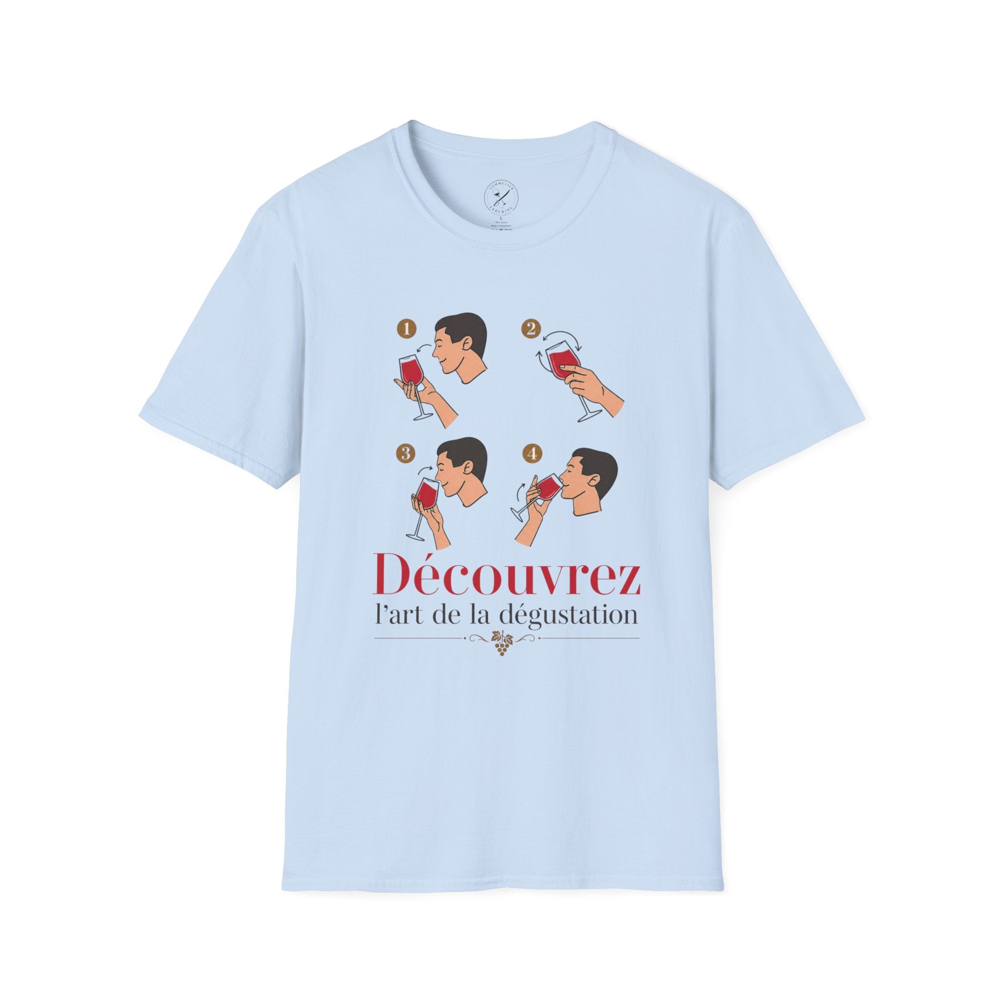 Wine Tasting  T-shirt | Découverte l'art de la dégustation T-Shirt | Wine Tasting Illustration