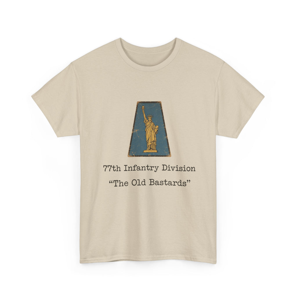 WWII WW2 77th Infantry Division "The Old Bastards" T-Shirt | Military Unit Tee