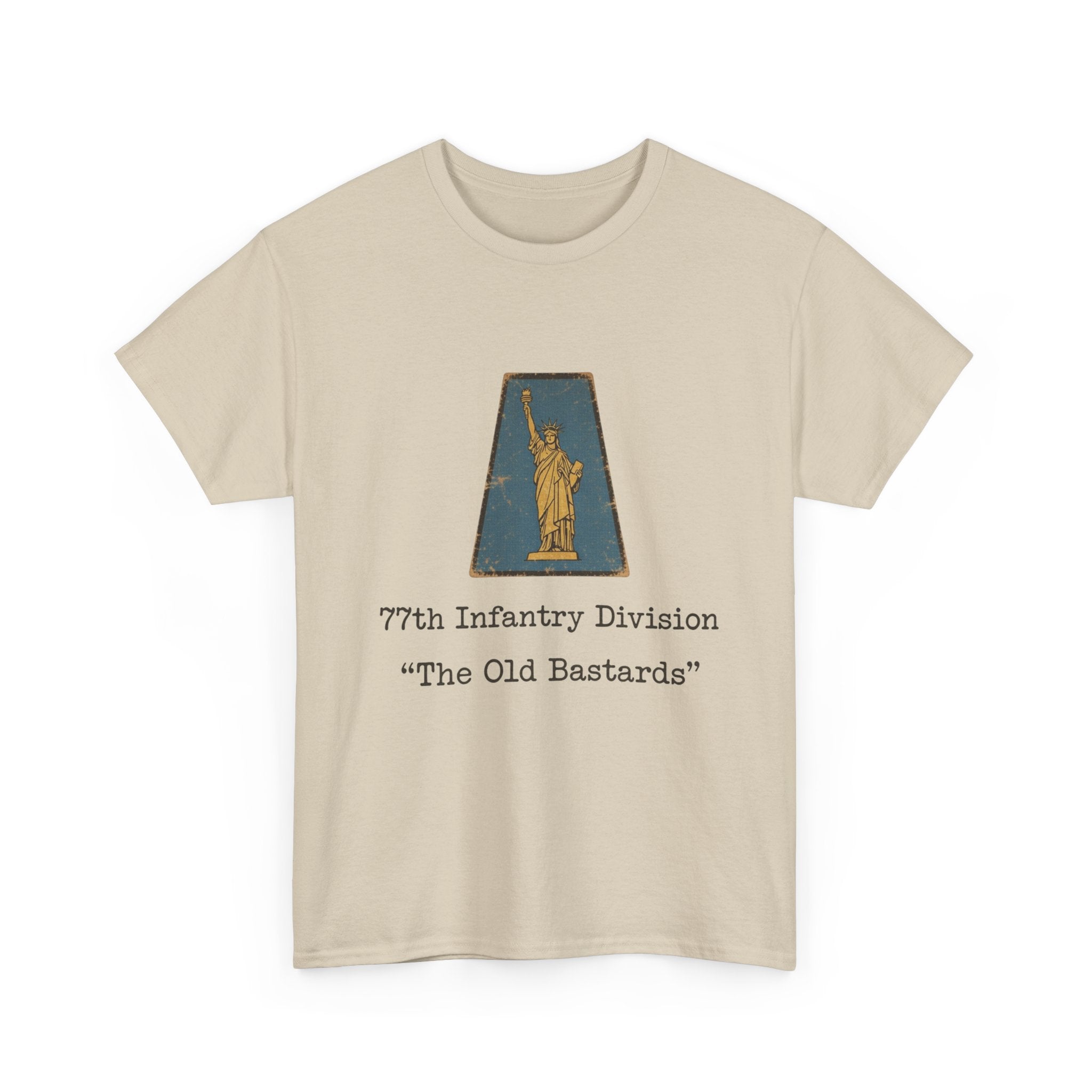 WWII WW2 77th Infantry Division "The Old Bastards" T-Shirt | Military Unit Tee