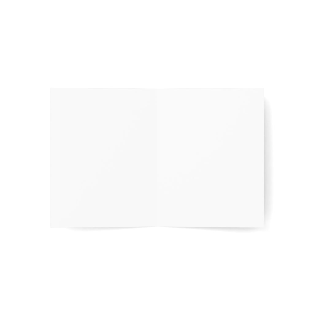 Seahorse 'We Mate For Life Semper Unus' Greeting Card