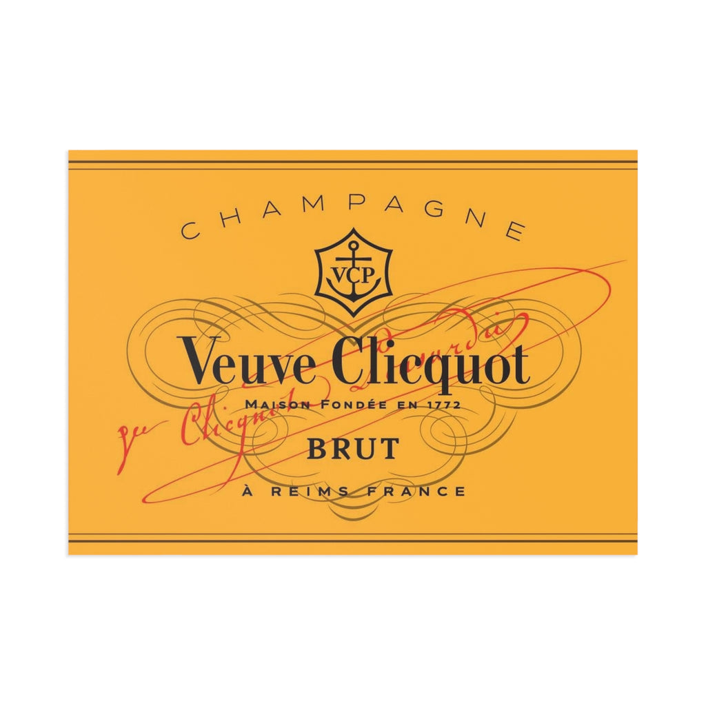 Vintage Champagne Postcards, Veuve Cliquot Champagne