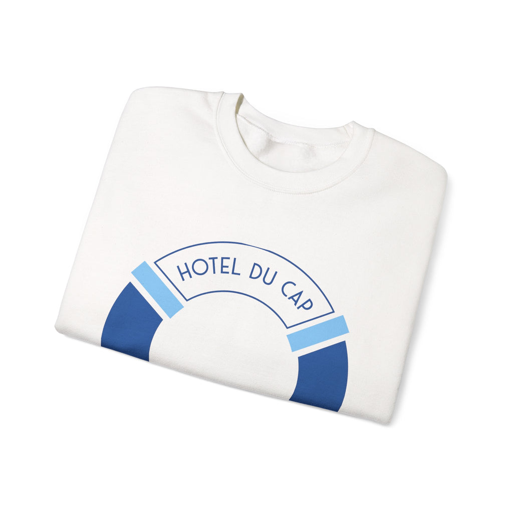 Hotel du Cap Eden-Roc Lifesaver Crewneck Sweatshirt | Nautical Resort Design