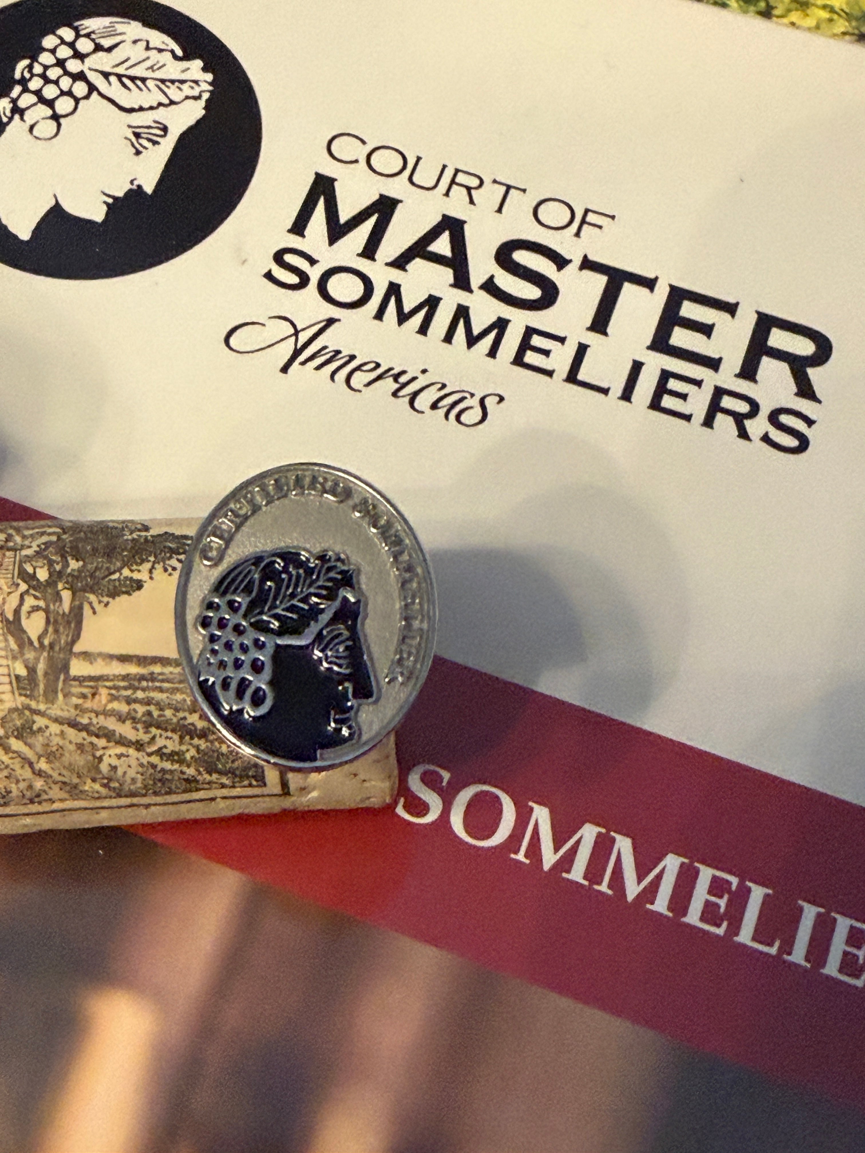 Modern European Certified Sommelier Lapel pin