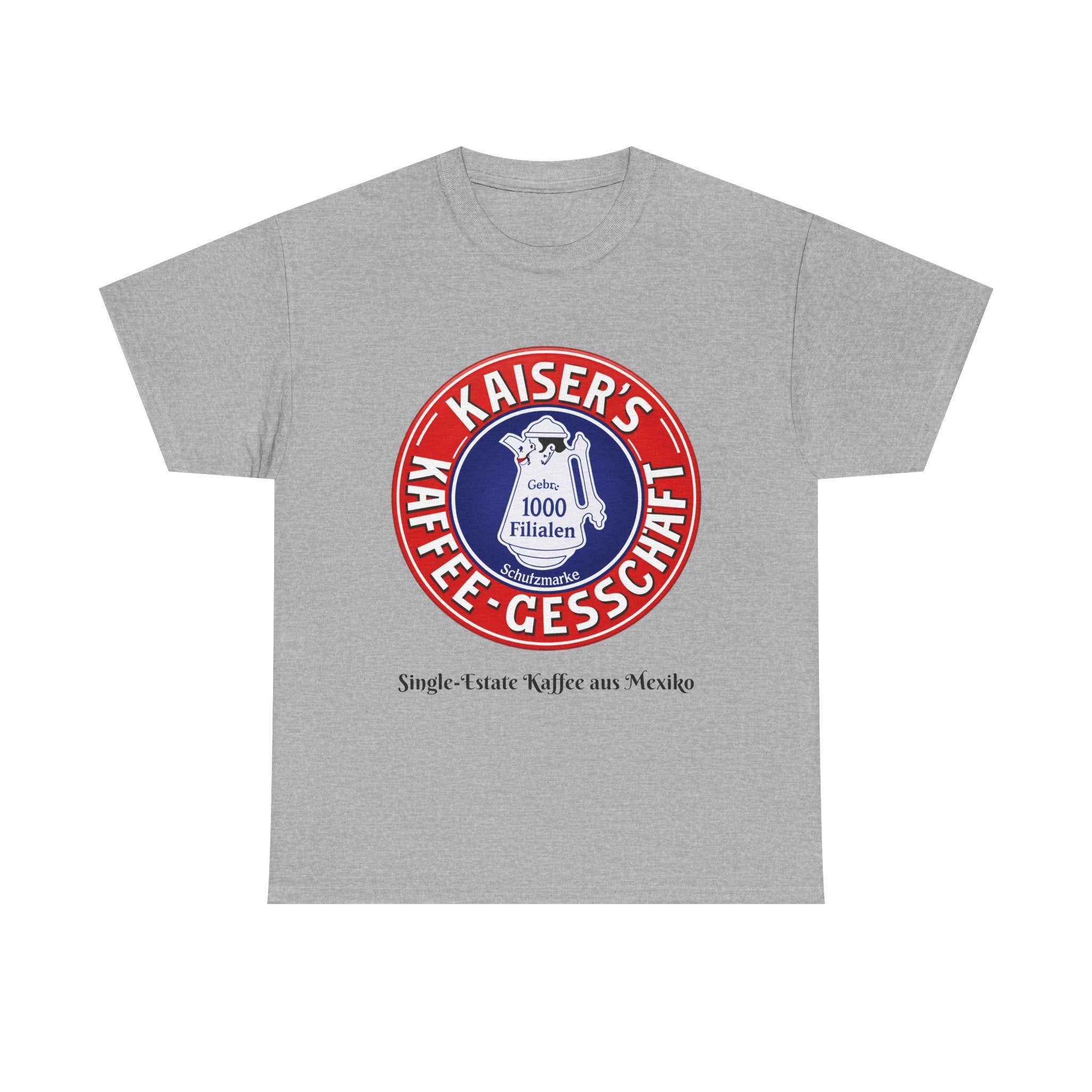WWII German Kaiser's Kaffee-Geschäft logo T-Shirt | Vintage German Coffee Badge T-Shirt