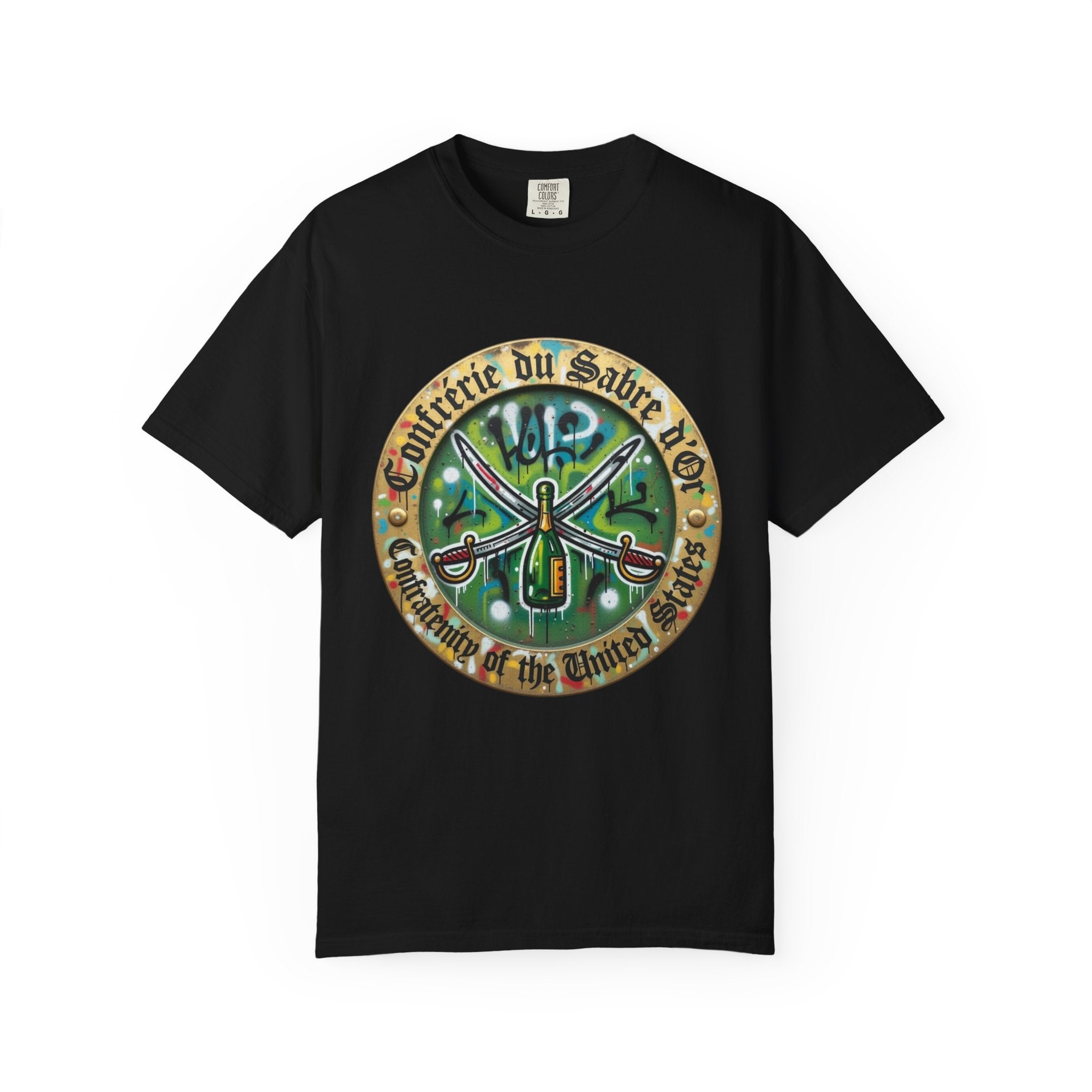 Graffiti Confrerie du Sabre d'Or logo T-shirt