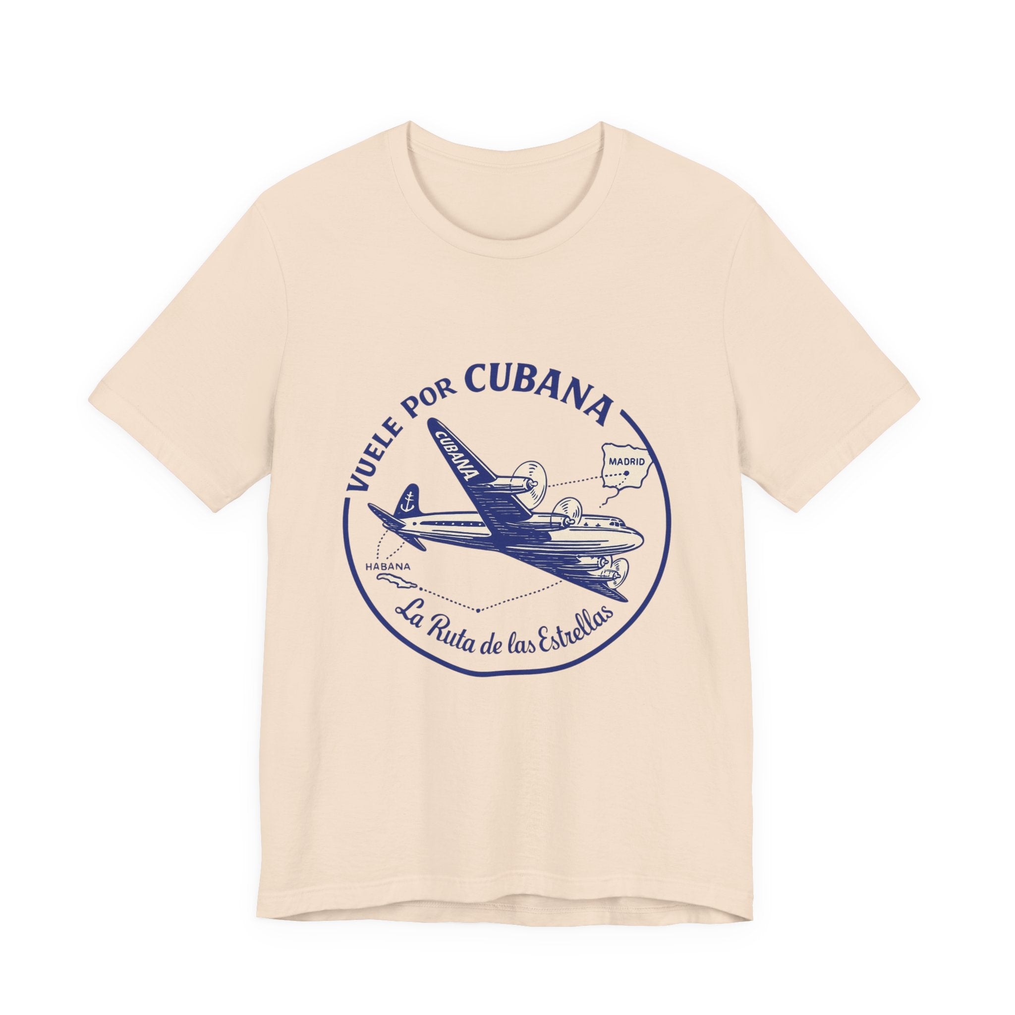 Vintage Cubana Travel, Vintage Jet Plane T-Shirt, Perfect Gift for Travelers, Vacation Outfit, Retro Aviation Style