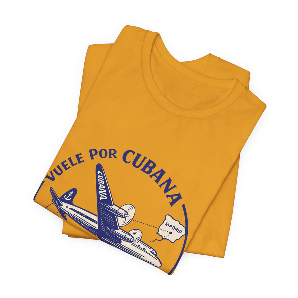 Vintage Cubana Travel, Vintage Jet Plane T-Shirt, Perfect Gift for Travelers, Vacation Outfit, Retro Aviation Style