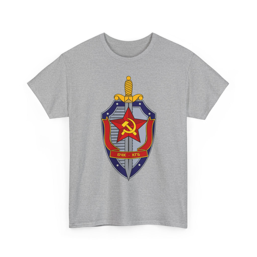 Vintage Soviet KGB Shield Emblem T-Shirt , Retro Cold War Design