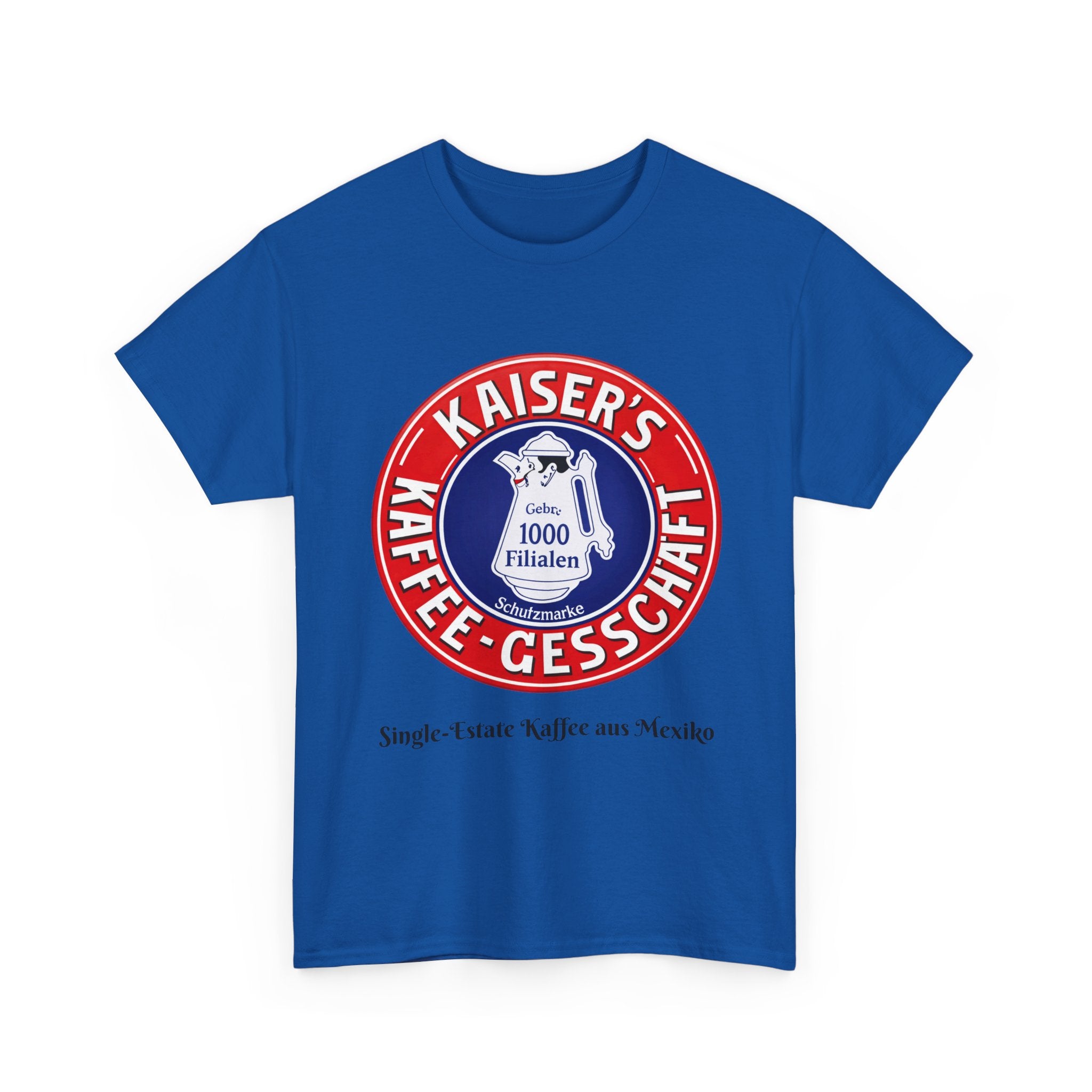 WWII German Kaiser's Kaffee-Geschäft logo T-Shirt | Vintage German Coffee Badge T-Shirt