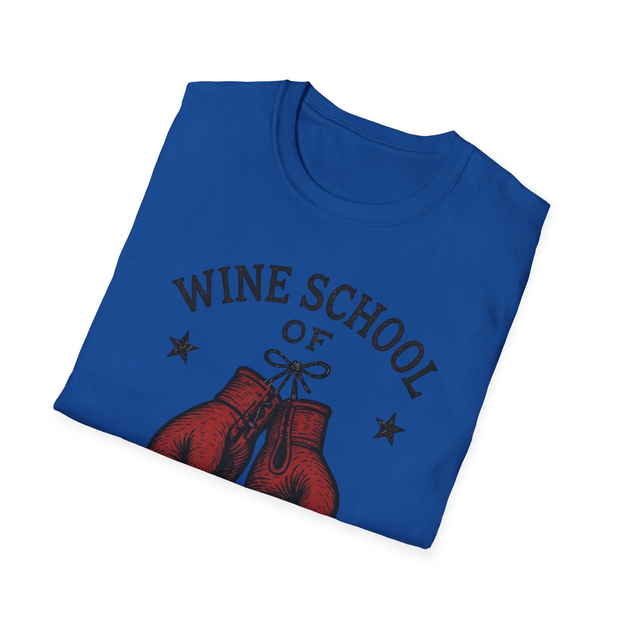 Wine School of Hard Knocks T-Shirt | Boxing Gloves, Certified Sommelier
