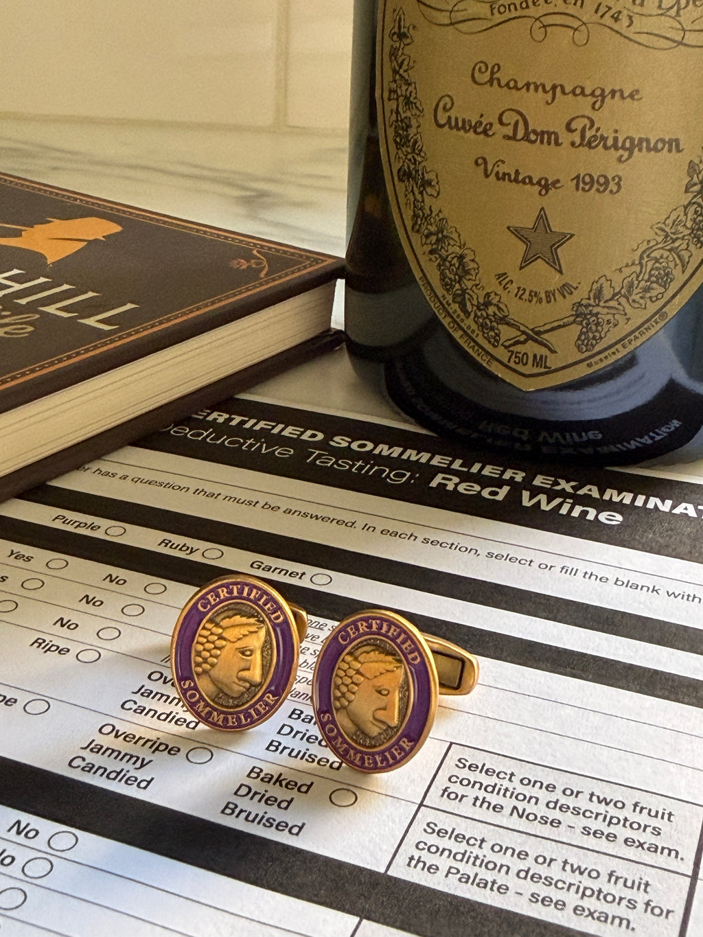 Certified Sommelier Cuff Links