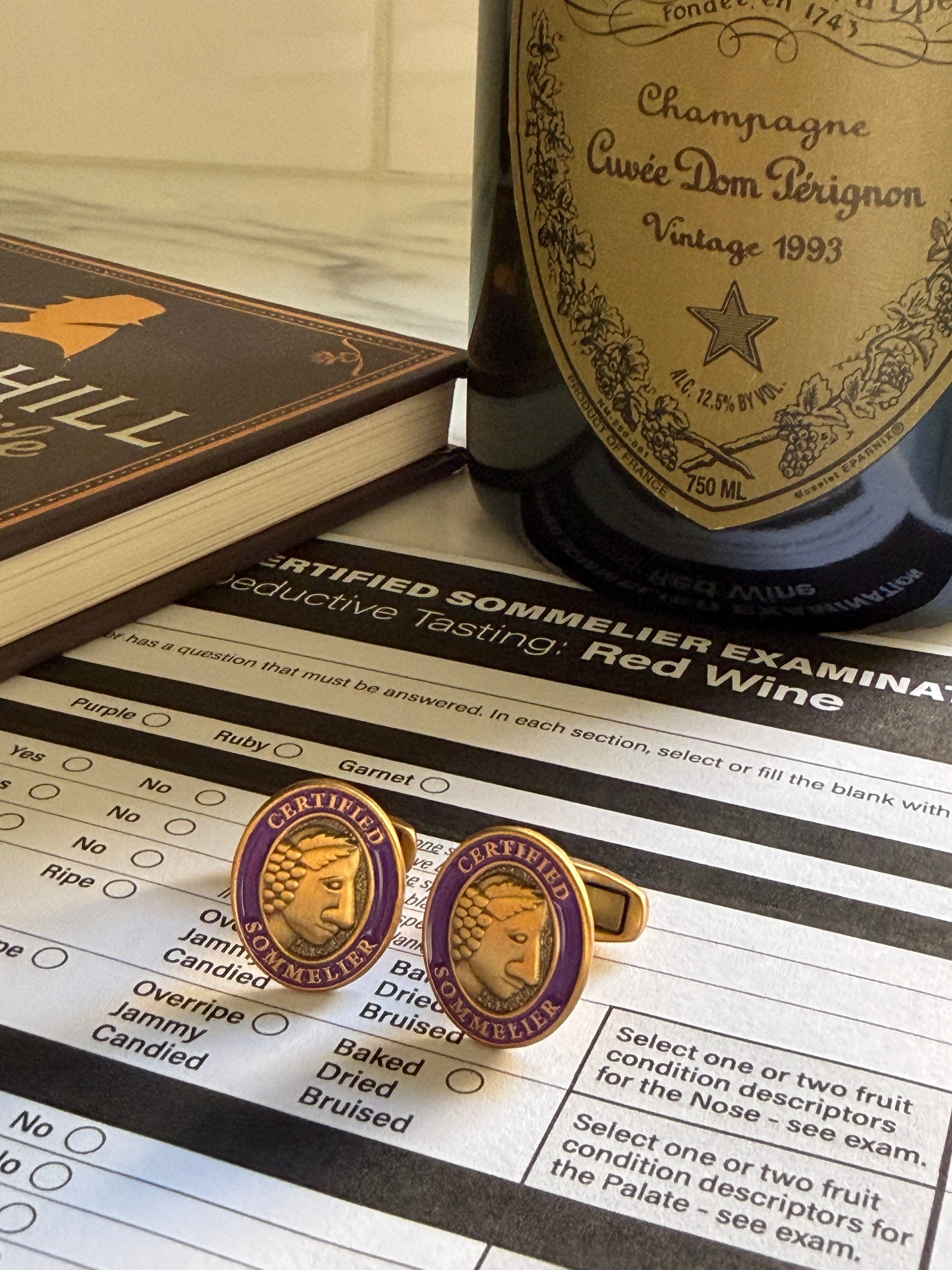 Certified Sommelier Cuff Links