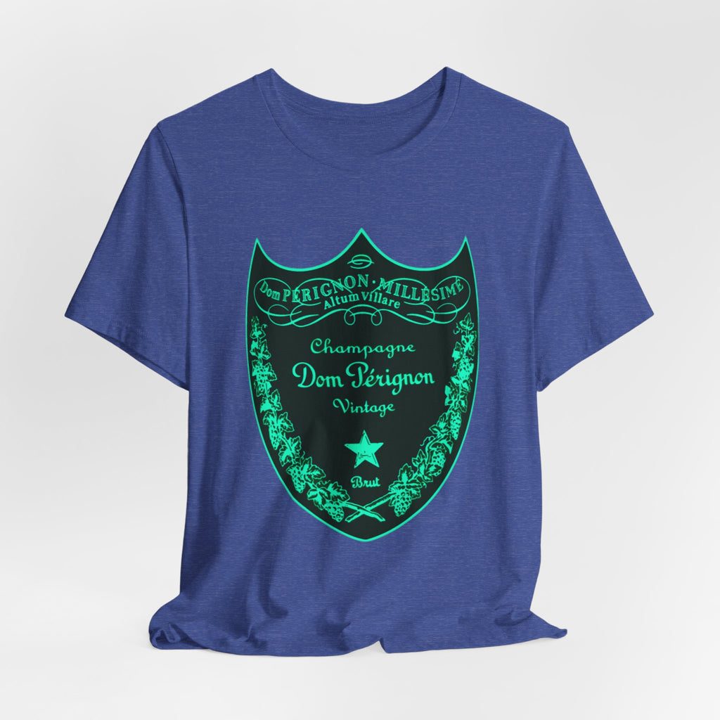 Neon Dom Pérignon Champagne Label  T-Shirt