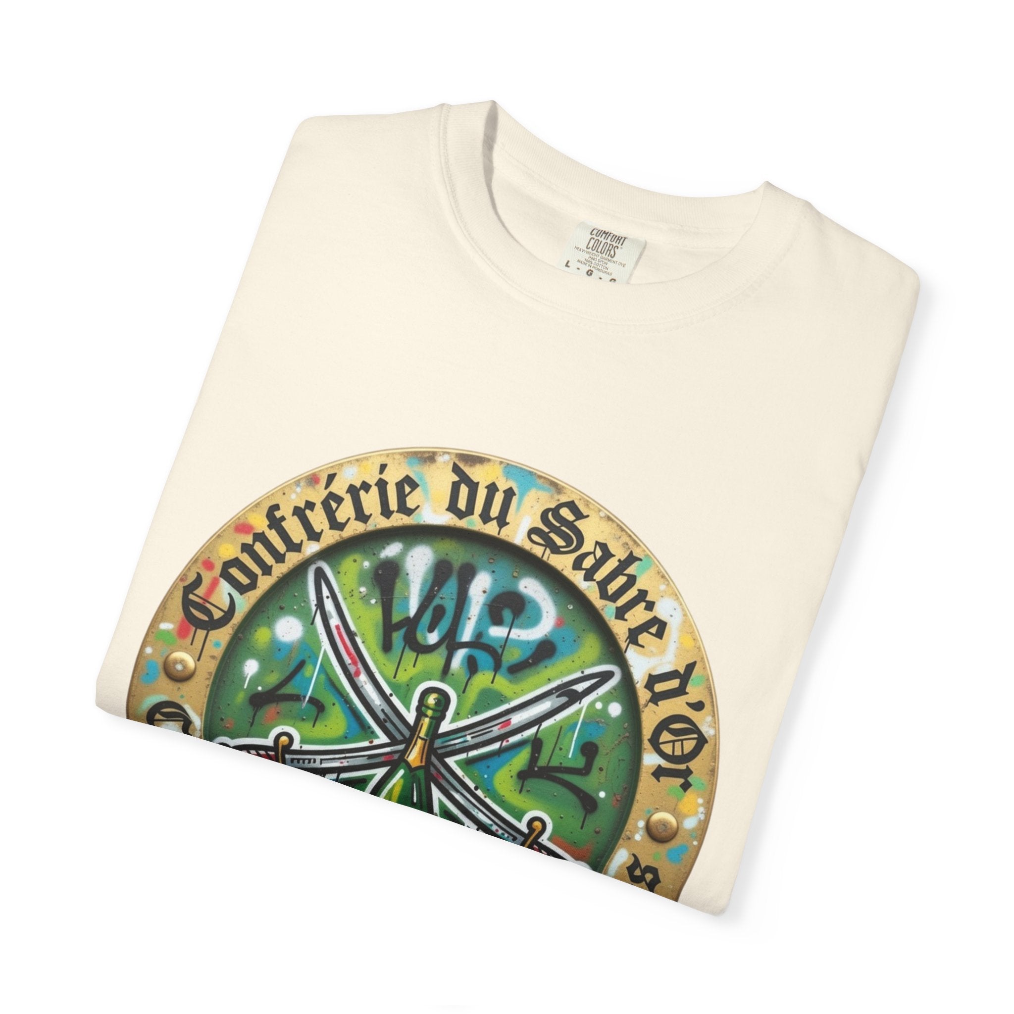 Graffiti Confrerie du Sabre d'Or logo T-shirt