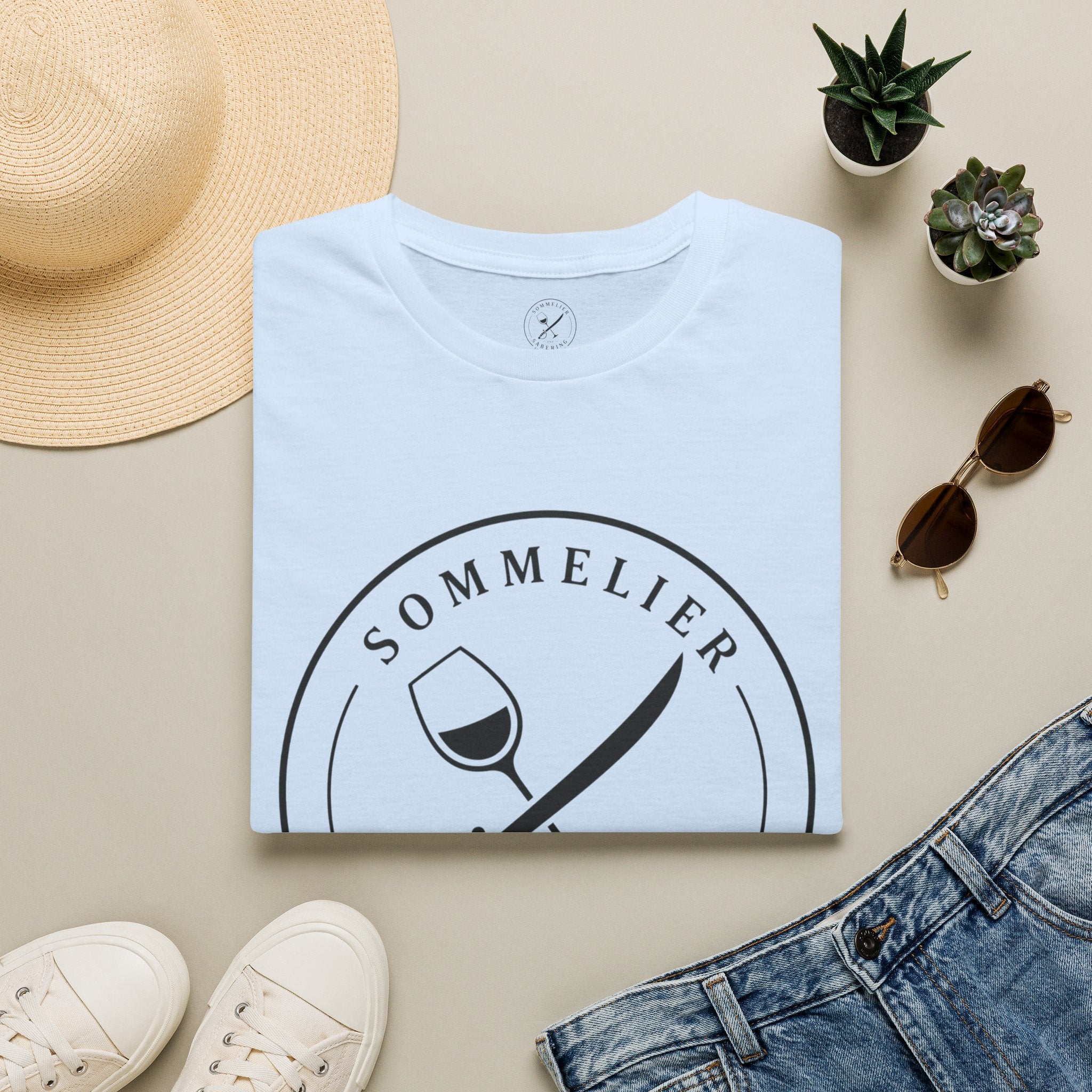 Sommelier and Sabering logo T-Shirt