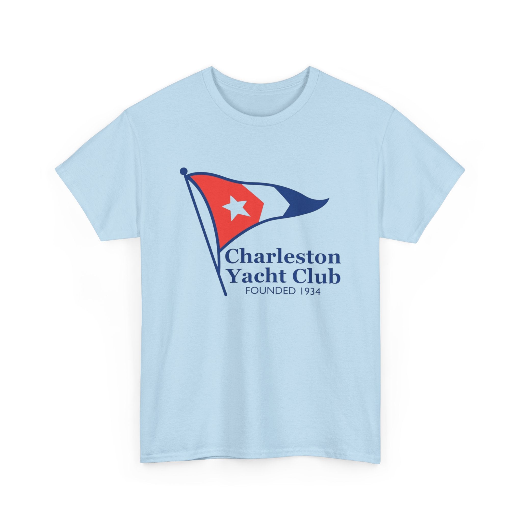 Charleston Yacht Club Flag Tee | Nautical Sailing Logo Shirt