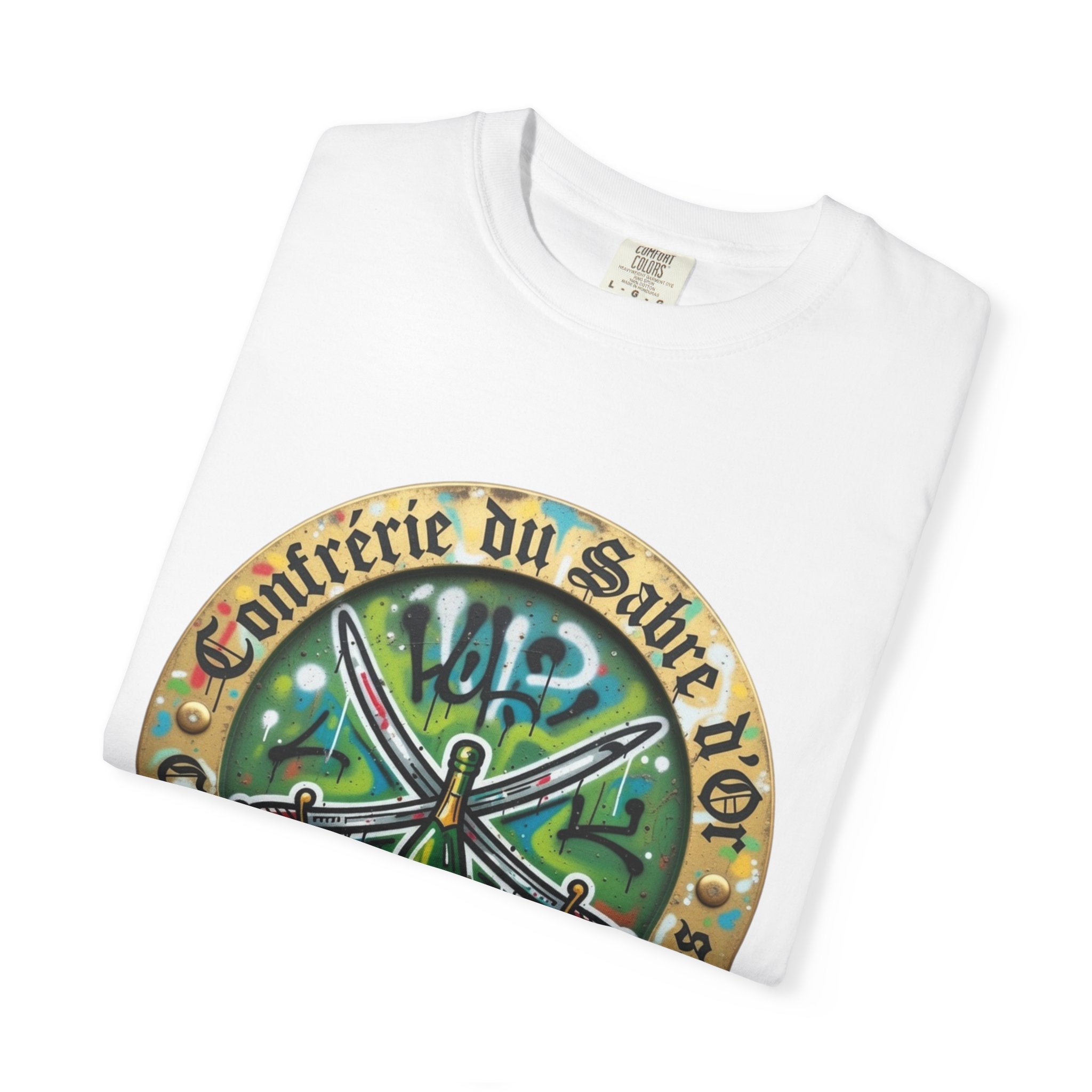 Graffiti Confrerie du Sabre d'Or logo T-shirt