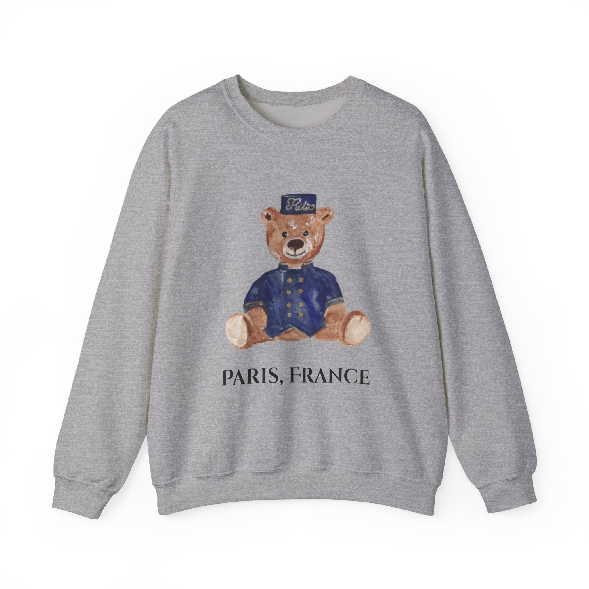 Vintage Ritz Paris Teddy Bear Sweatshirt | Paris, France