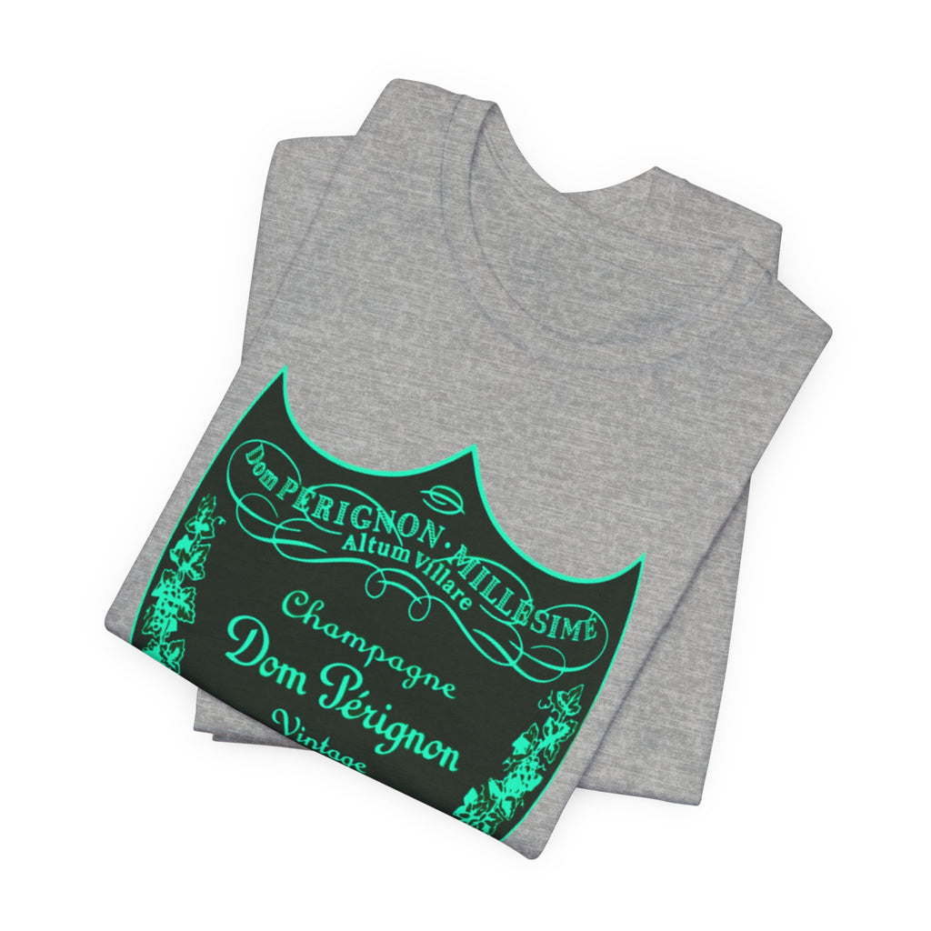 Neon Dom Pérignon Champagne Label  T-Shirt