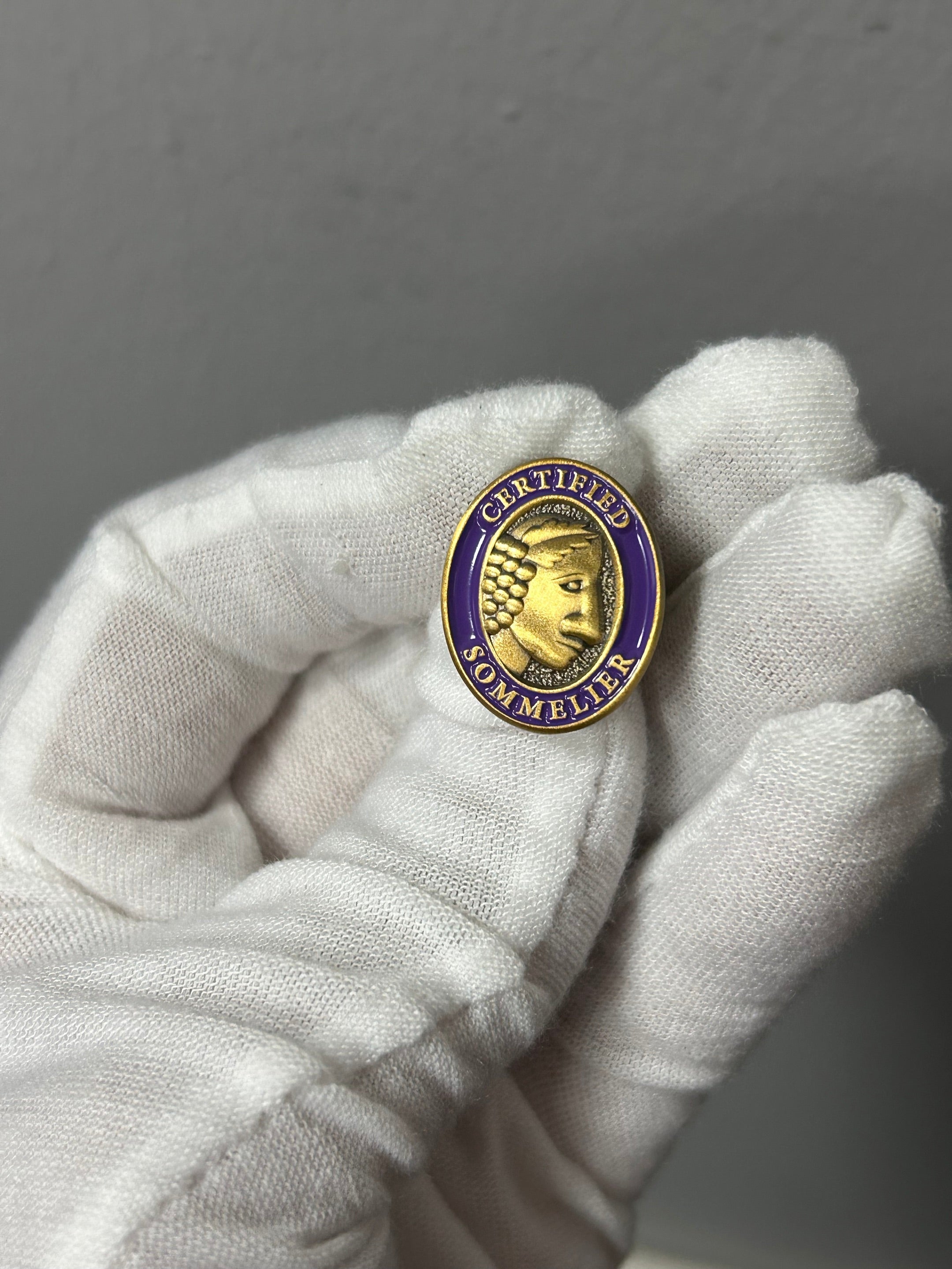 Certified Sommelier Enamel Lapel Pin