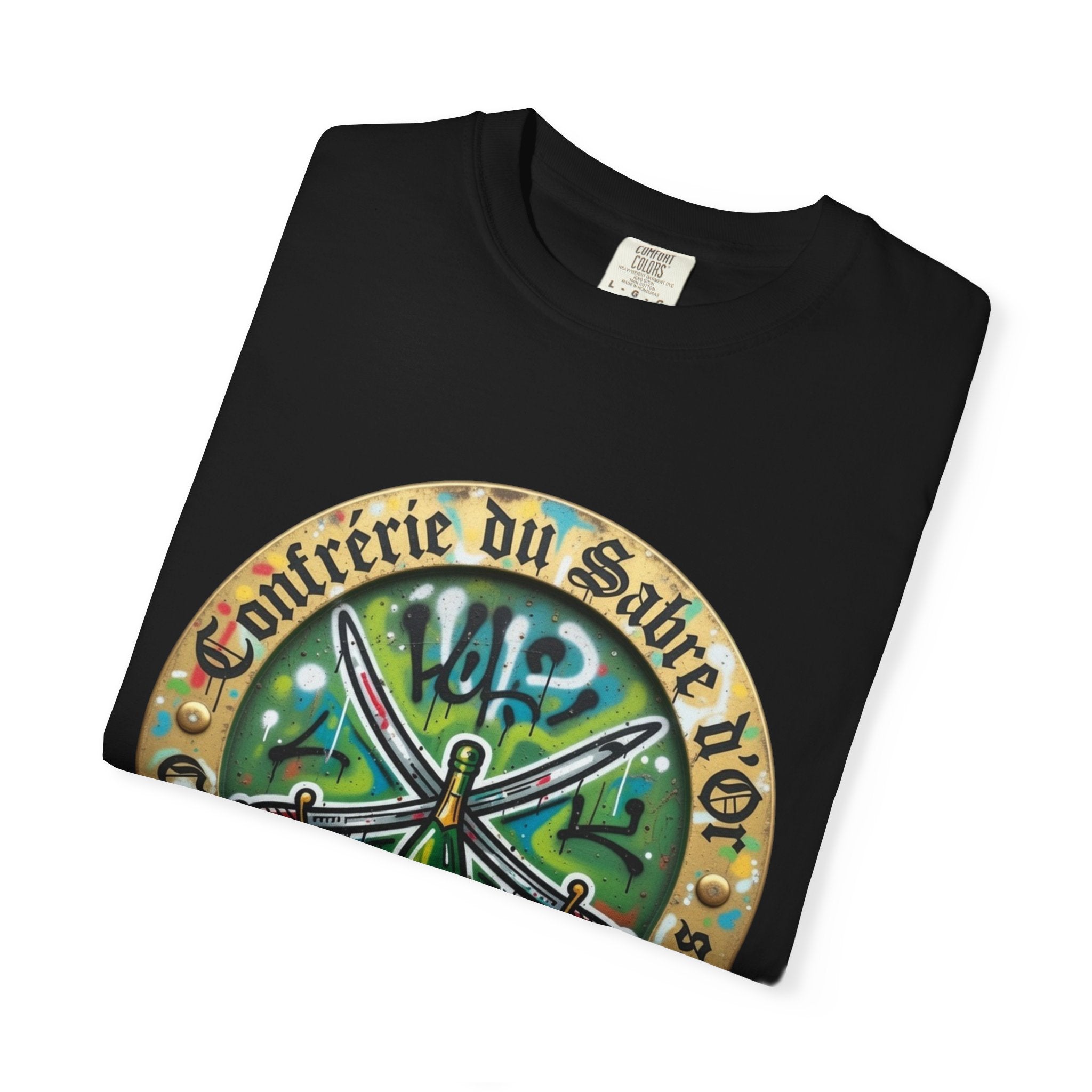Graffiti Confrerie du Sabre d'Or logo T-shirt