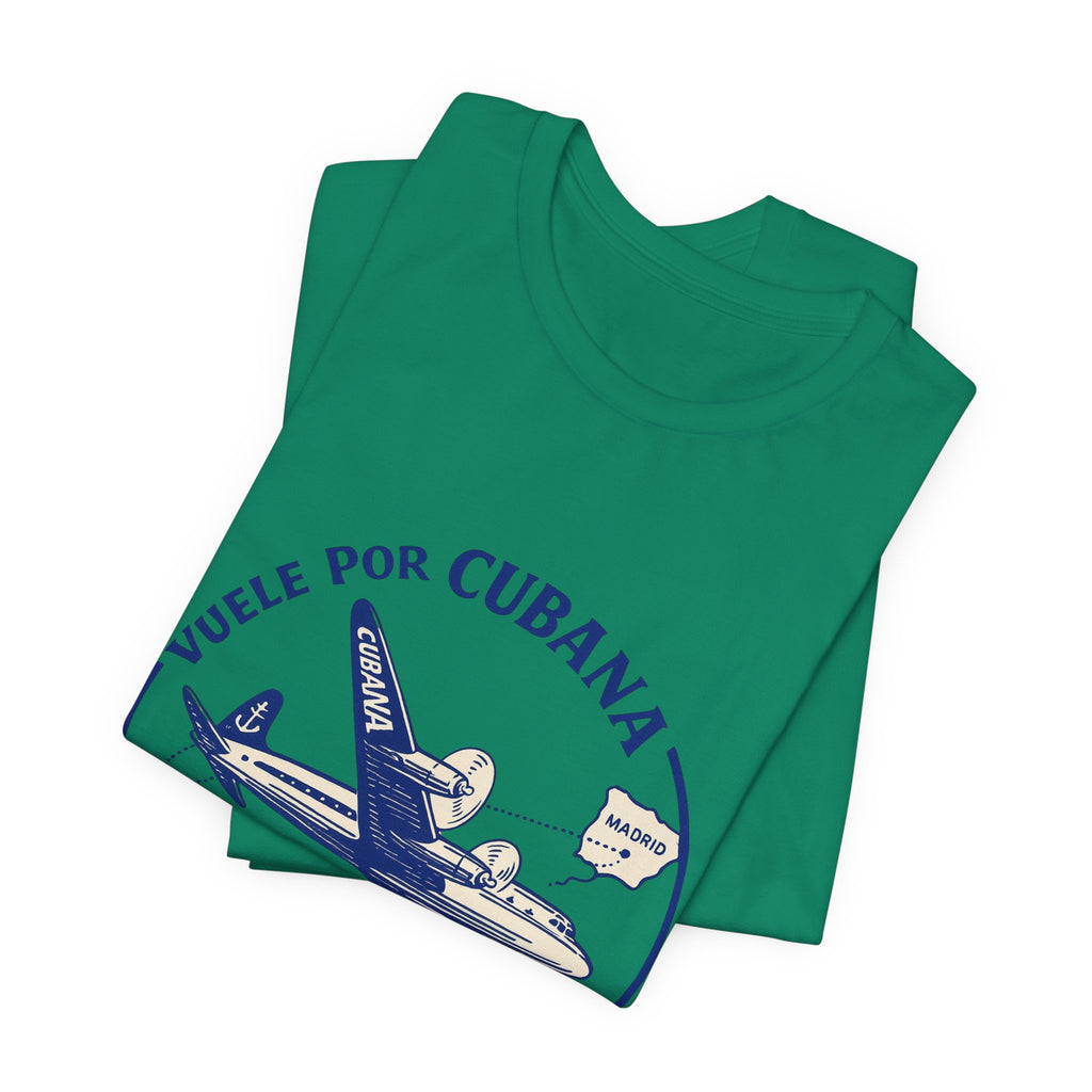 Vintage Cubana Travel, Vintage Jet Plane T-Shirt, Perfect Gift for Travelers, Vacation Outfit, Retro Aviation Style