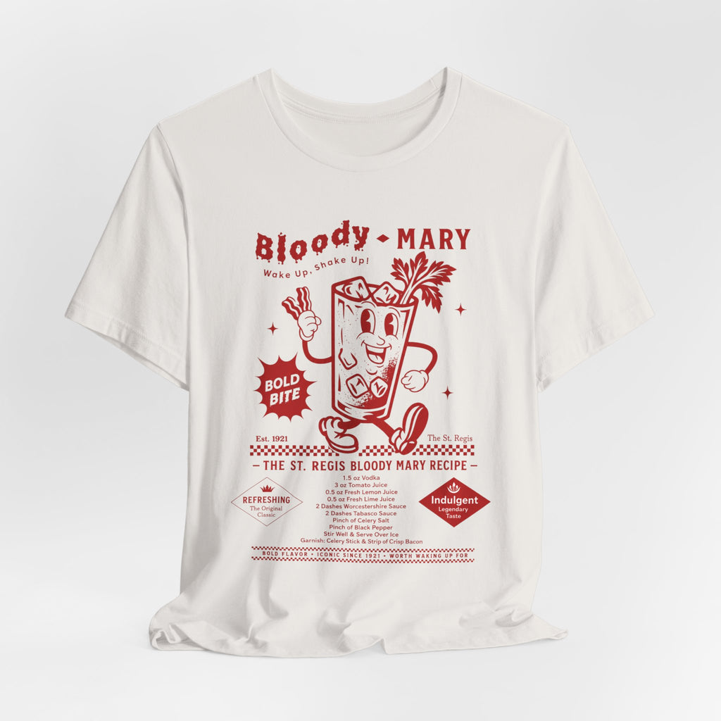 Bloody Mary cocktail recipe T-Shirt | Vintage St. Regis bar recipe