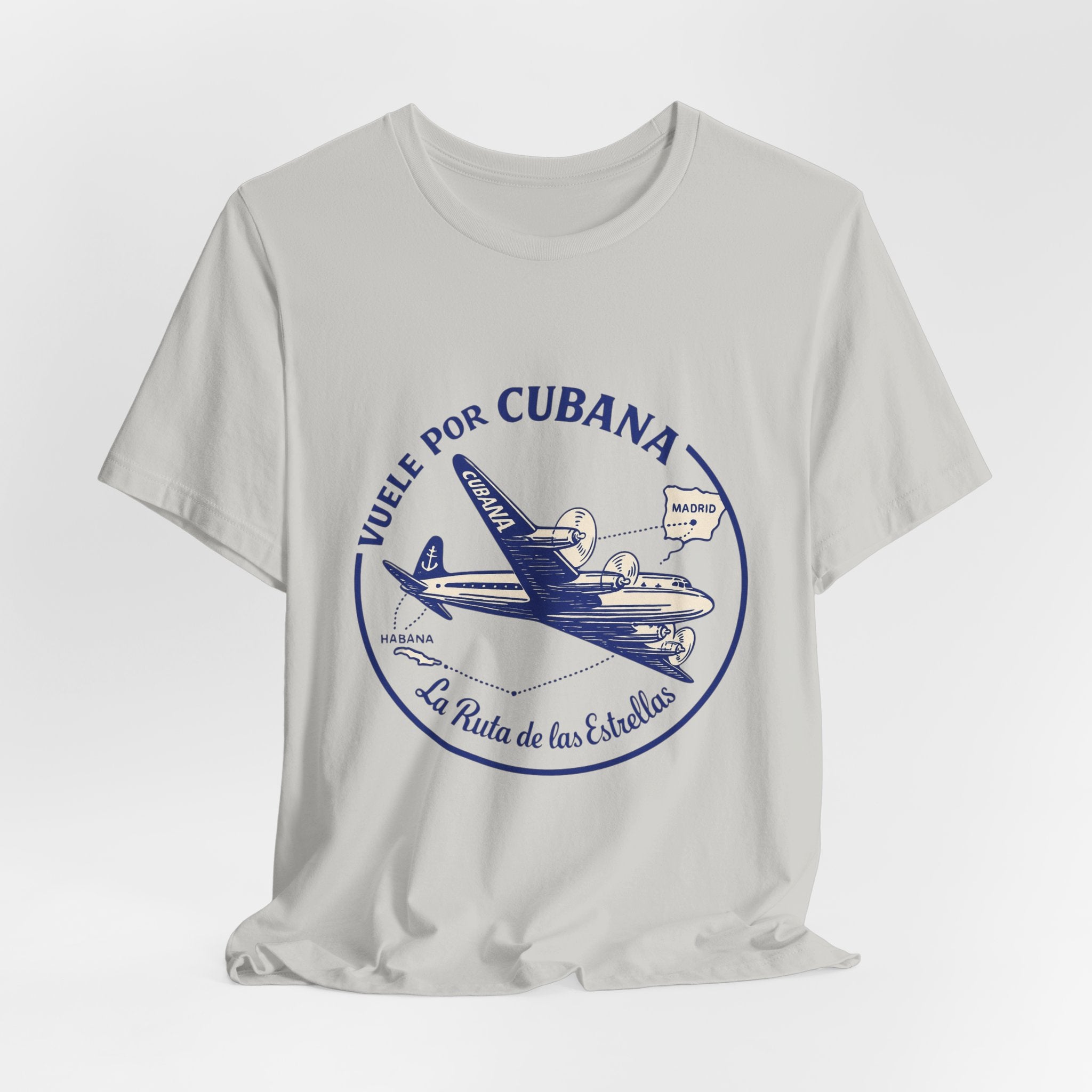 Vintage Cubana Travel, Vintage Jet Plane T-Shirt, Perfect Gift for Travelers, Vacation Outfit, Retro Aviation Style