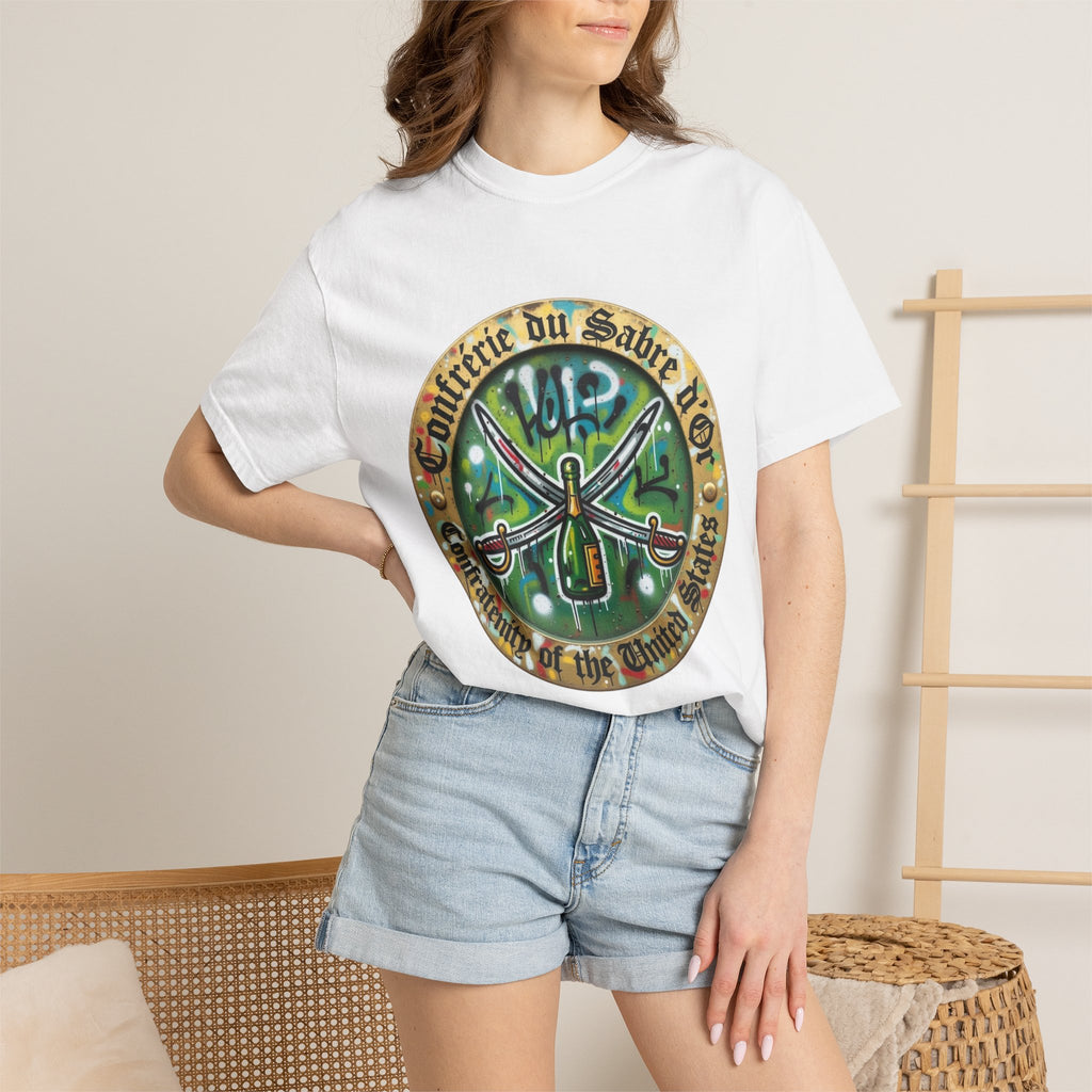 Graffiti Confrerie du Sabre d'Or logo T-shirt