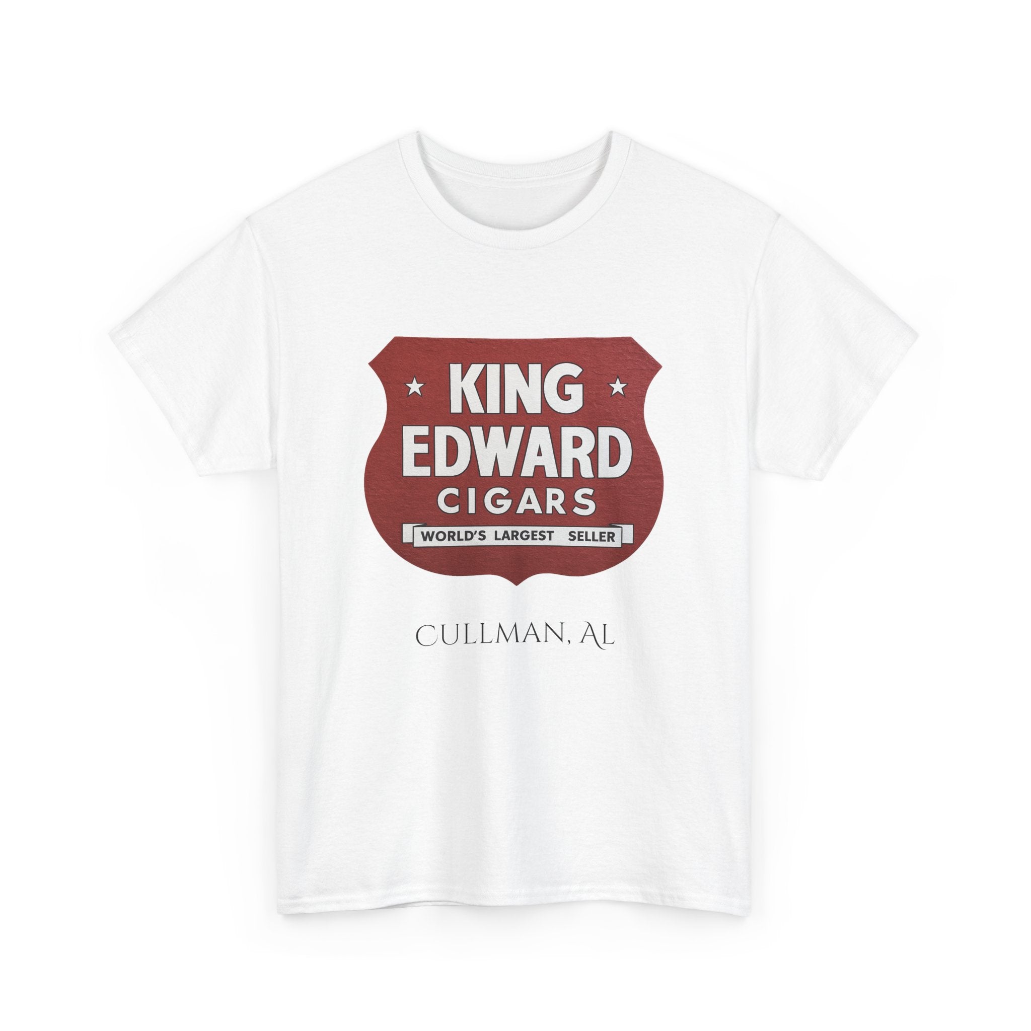 Vintage King Edward Cigars Tee, Unisex Cotton T-Shirt, Retro Smoking Apparel, Gift for Him, Collector's Item, Perfect for Casual Wear