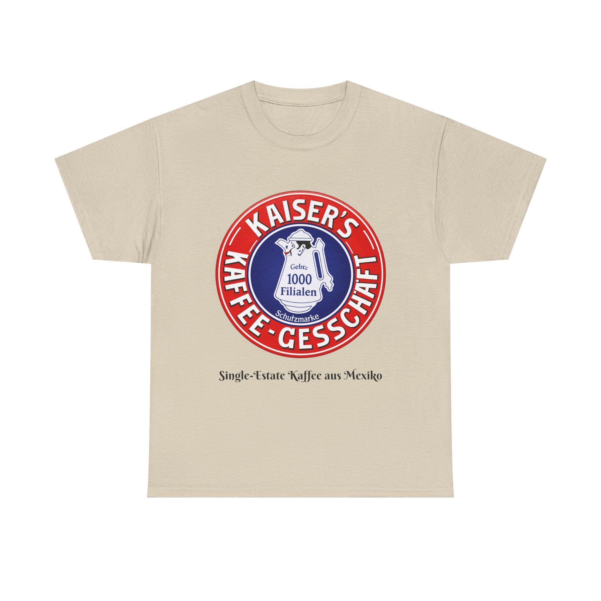 WWII German Kaiser's Kaffee-Geschäft logo T-Shirt | Vintage German Coffee Badge T-Shirt
