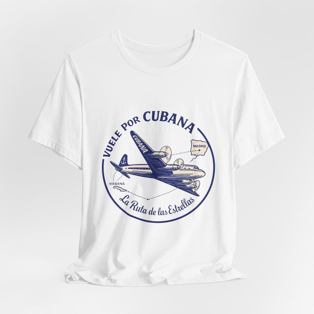 Vintage Cubana Travel, Vintage Jet Plane T-Shirt, Perfect Gift for Travelers, Vacation Outfit, Retro Aviation Style