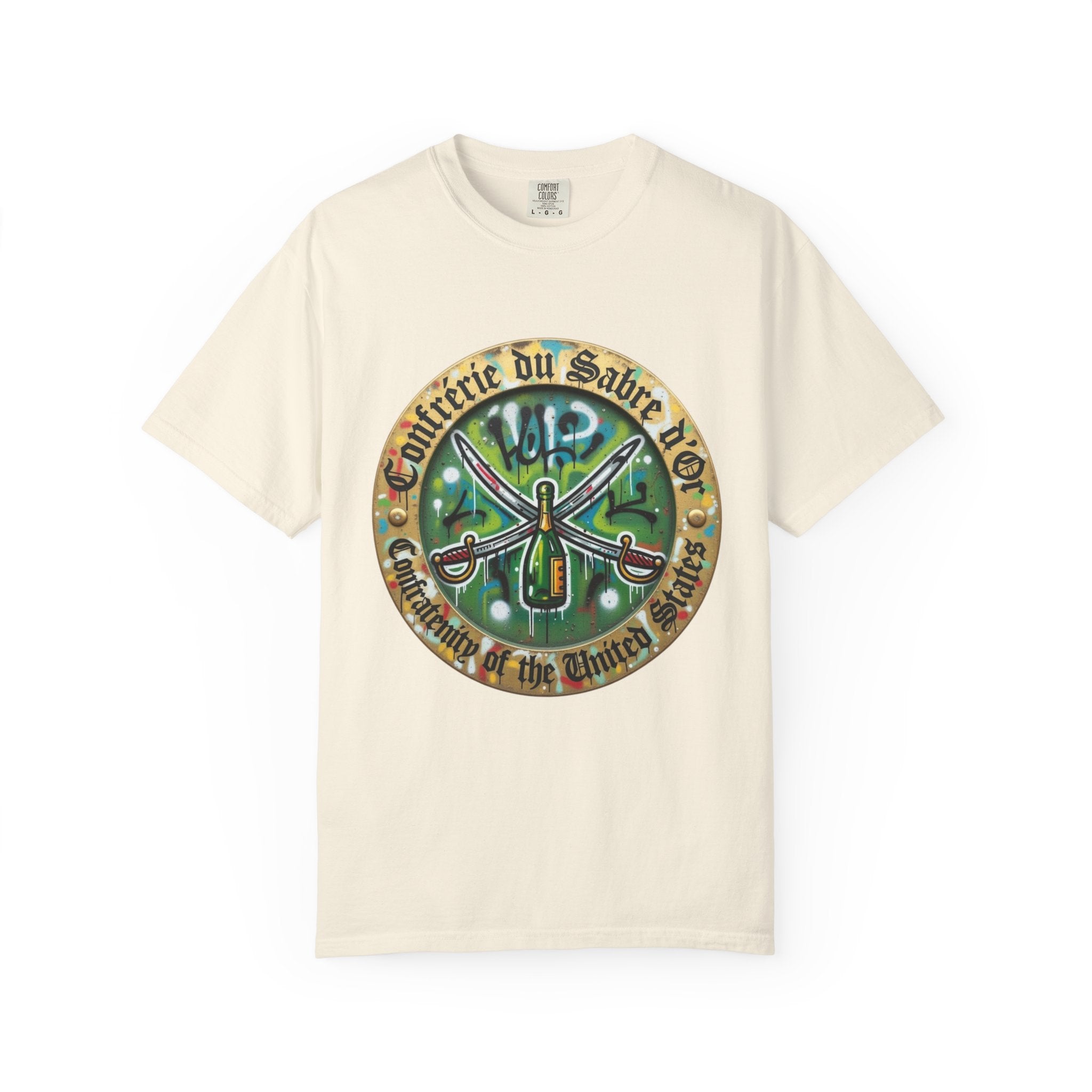 Graffiti Confrerie du Sabre d'Or logo T-shirt