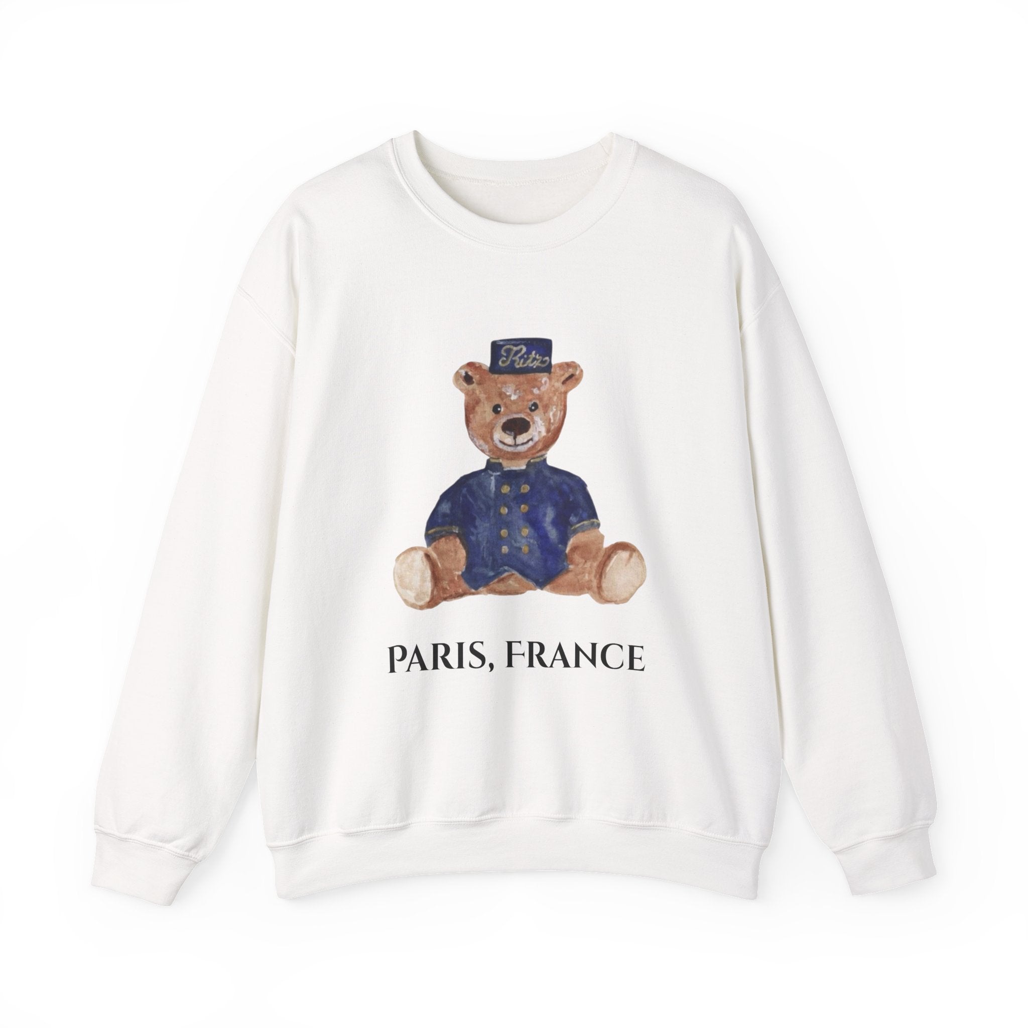 Vintage Ritz Paris Teddy Bear Sweatshirt | Paris, France
