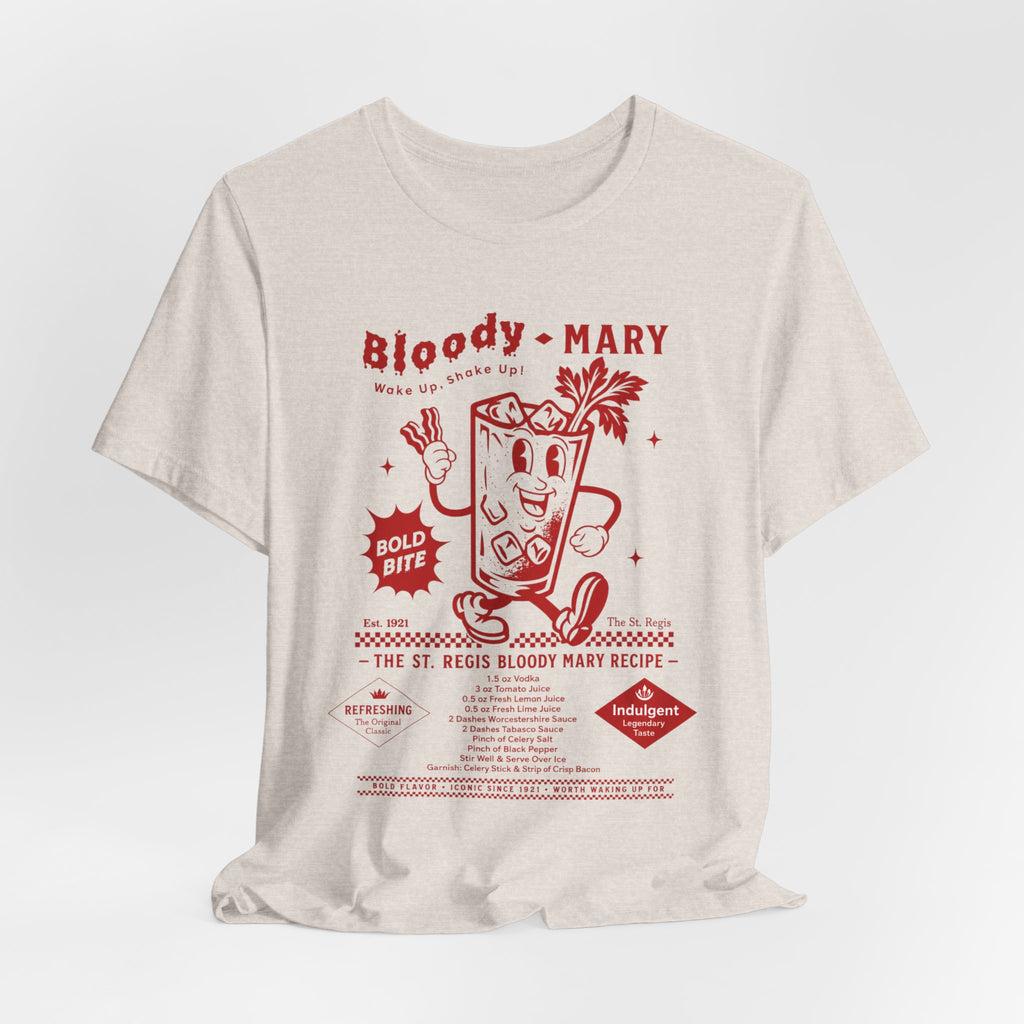Bloody Mary cocktail recipe T-Shirt | Vintage St. Regis bar recipe