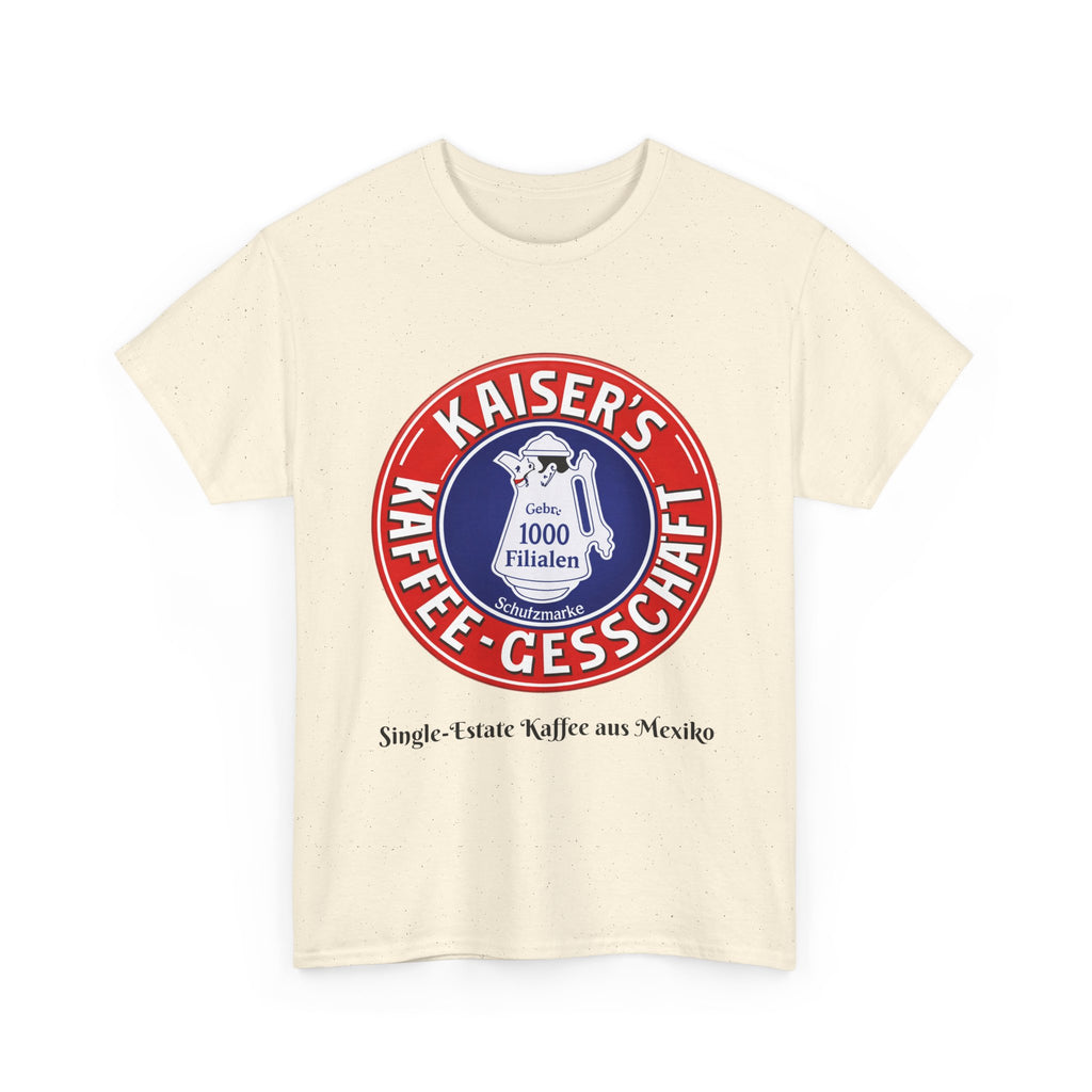 WWII German Kaiser's Kaffee-Geschäft logo T-Shirt | Vintage German Coffee Badge T-Shirt