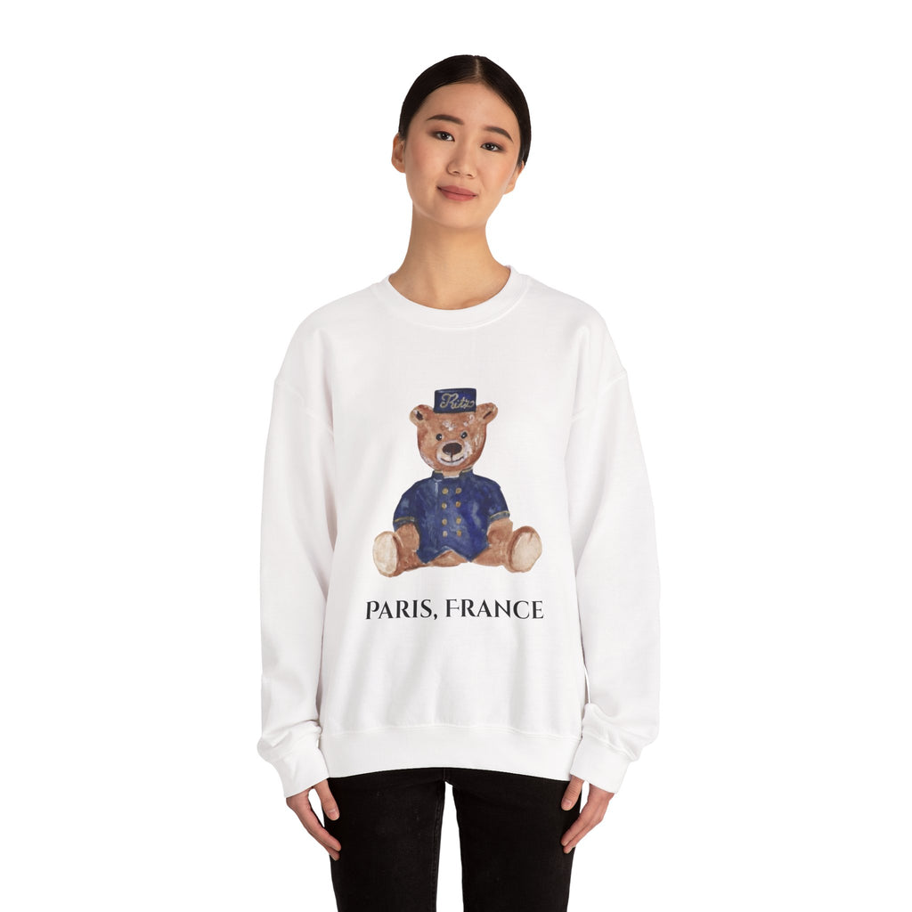 Vintage Ritz Paris Teddy Bear Sweatshirt | Paris, France