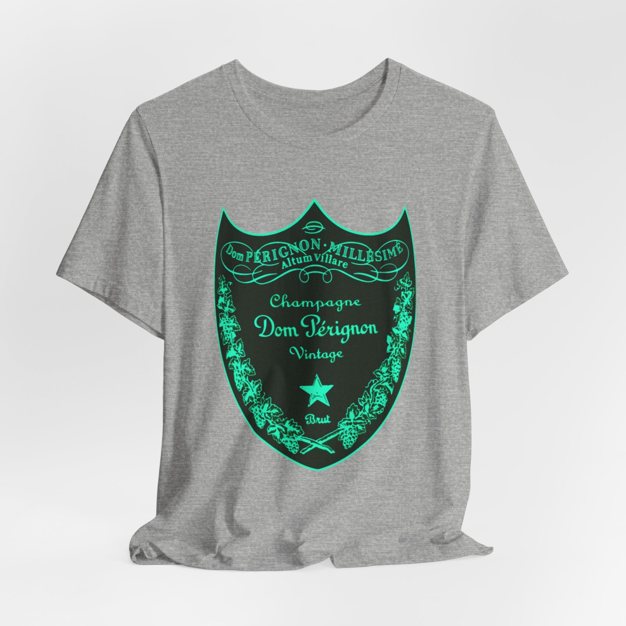 Neon Dom Pérignon Champagne Label  T-Shirt