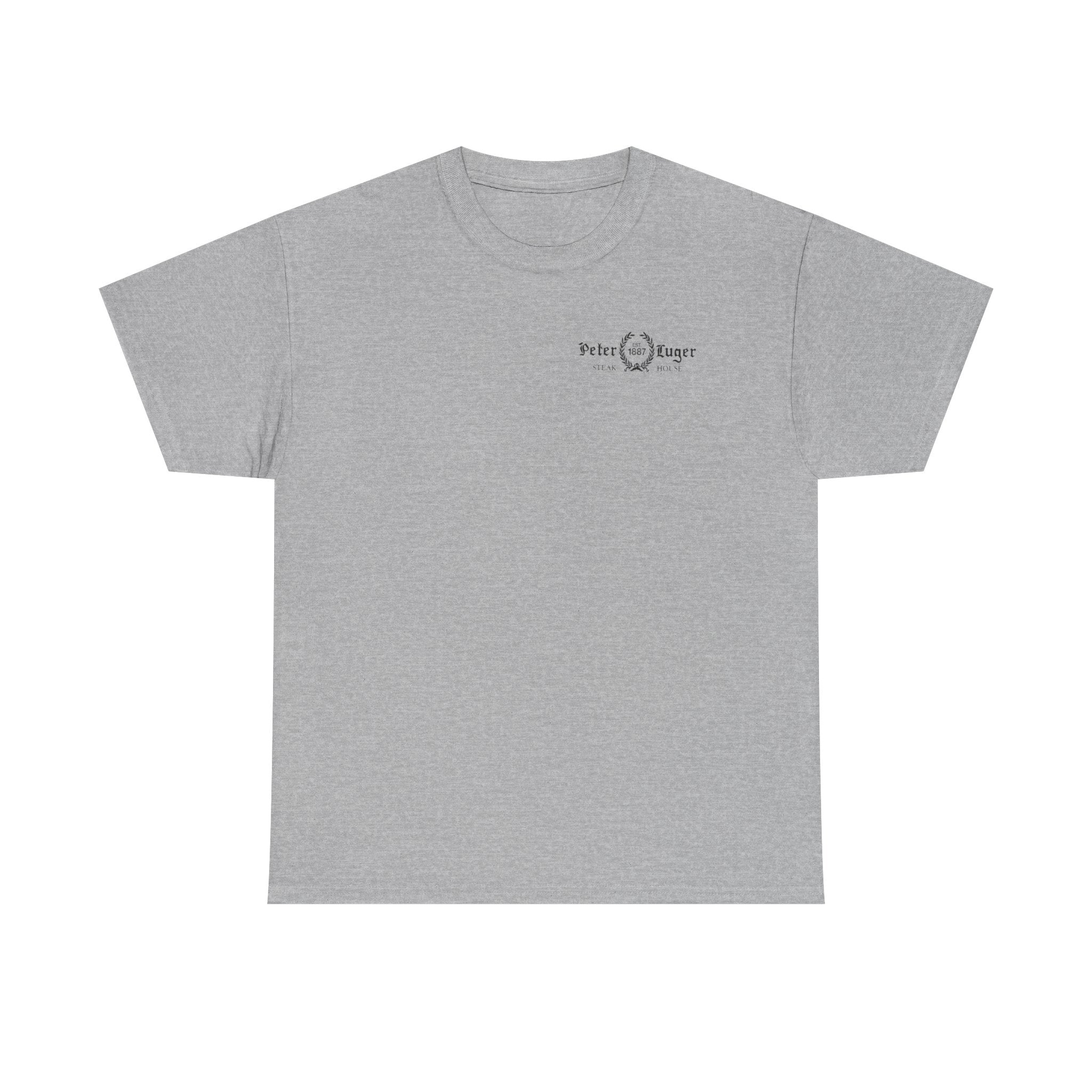 Peter Luger Vintage Butcher Cut Diagram T-Shirt | Porterhouse Steak Cow Diagram