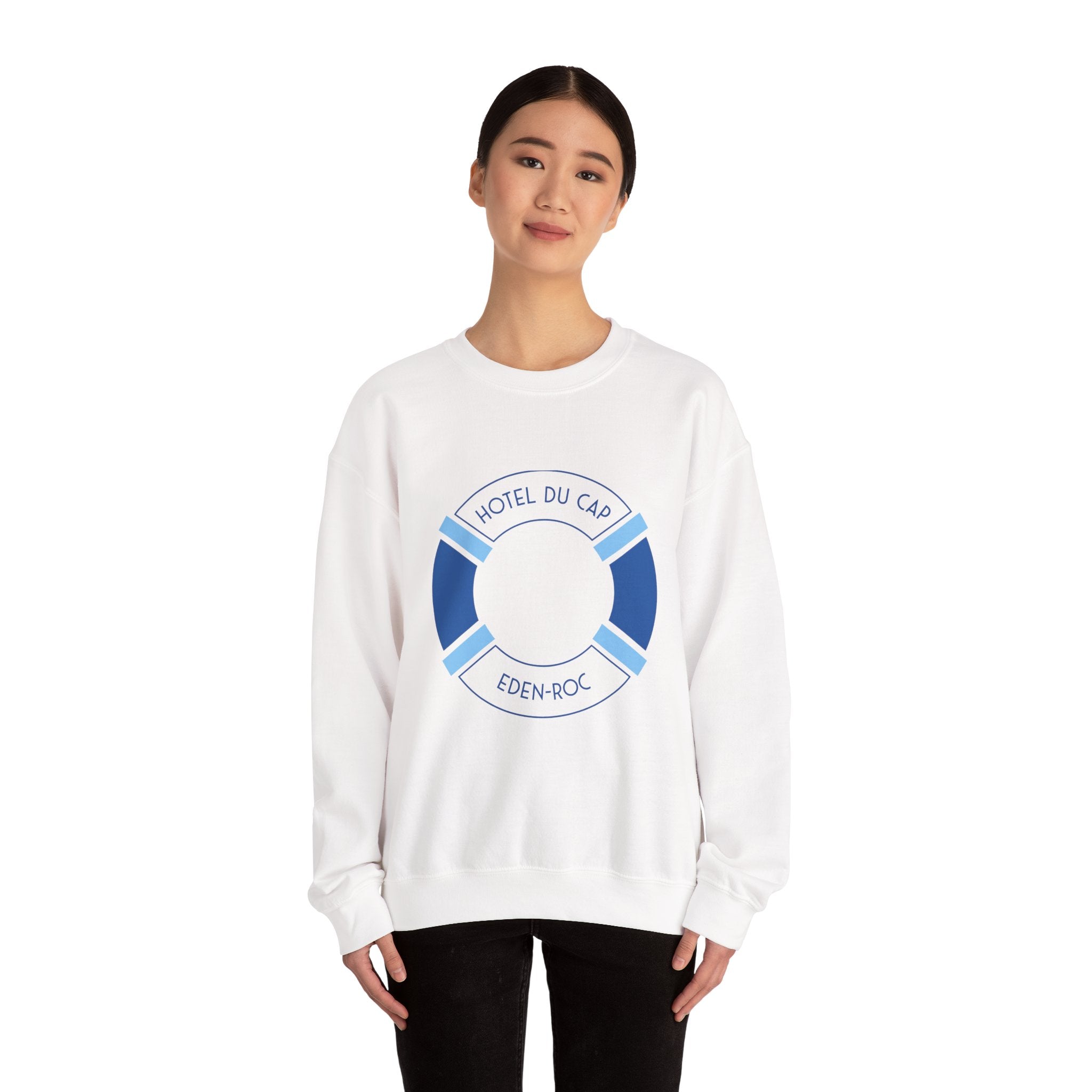 Hotel du Cap Eden-Roc Graphic Sweatshirt , French Riviera Resort Style