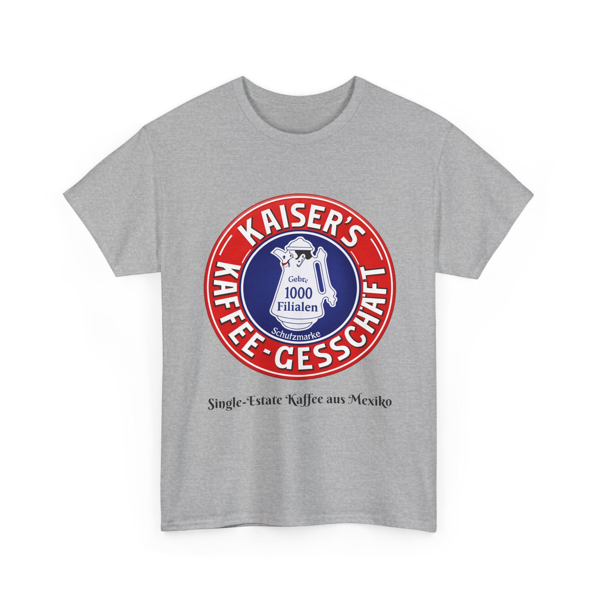 WWII German Kaiser's Kaffee-Geschäft logo T-Shirt | Vintage German Coffee Badge T-Shirt