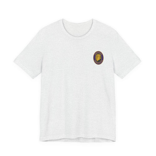 Certified Sommelier T-shirt, featuring the official emblem in striking purple, gold, and black