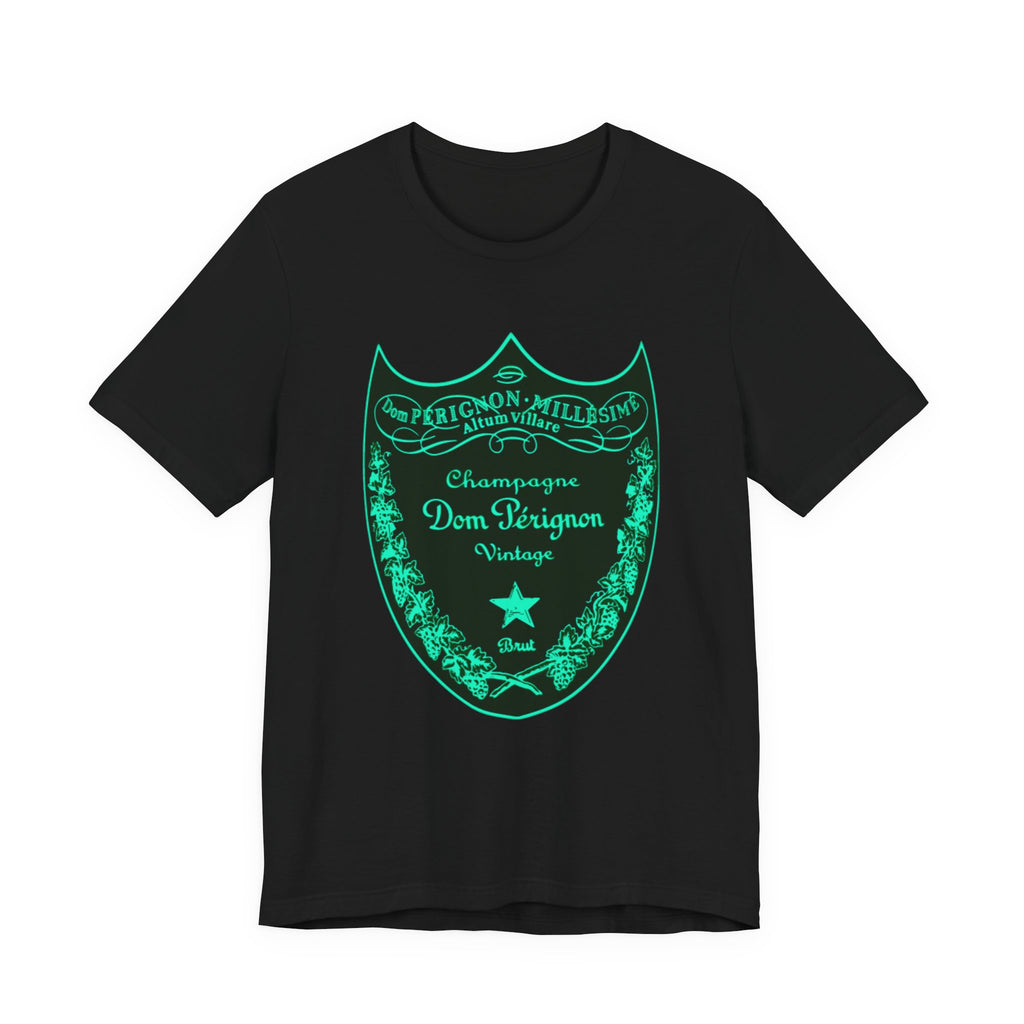 Neon Dom Pérignon Champagne Label  T-Shirt