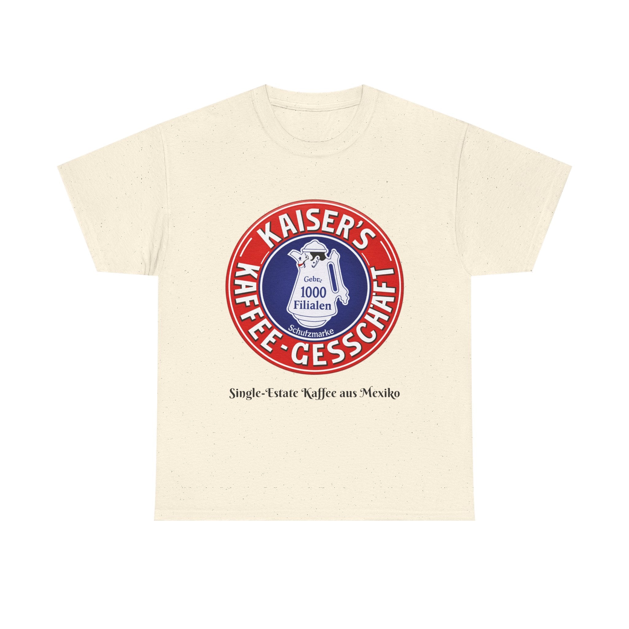 WWII German Kaiser's Kaffee-Geschäft logo T-Shirt | Vintage German Coffee Badge T-Shirt