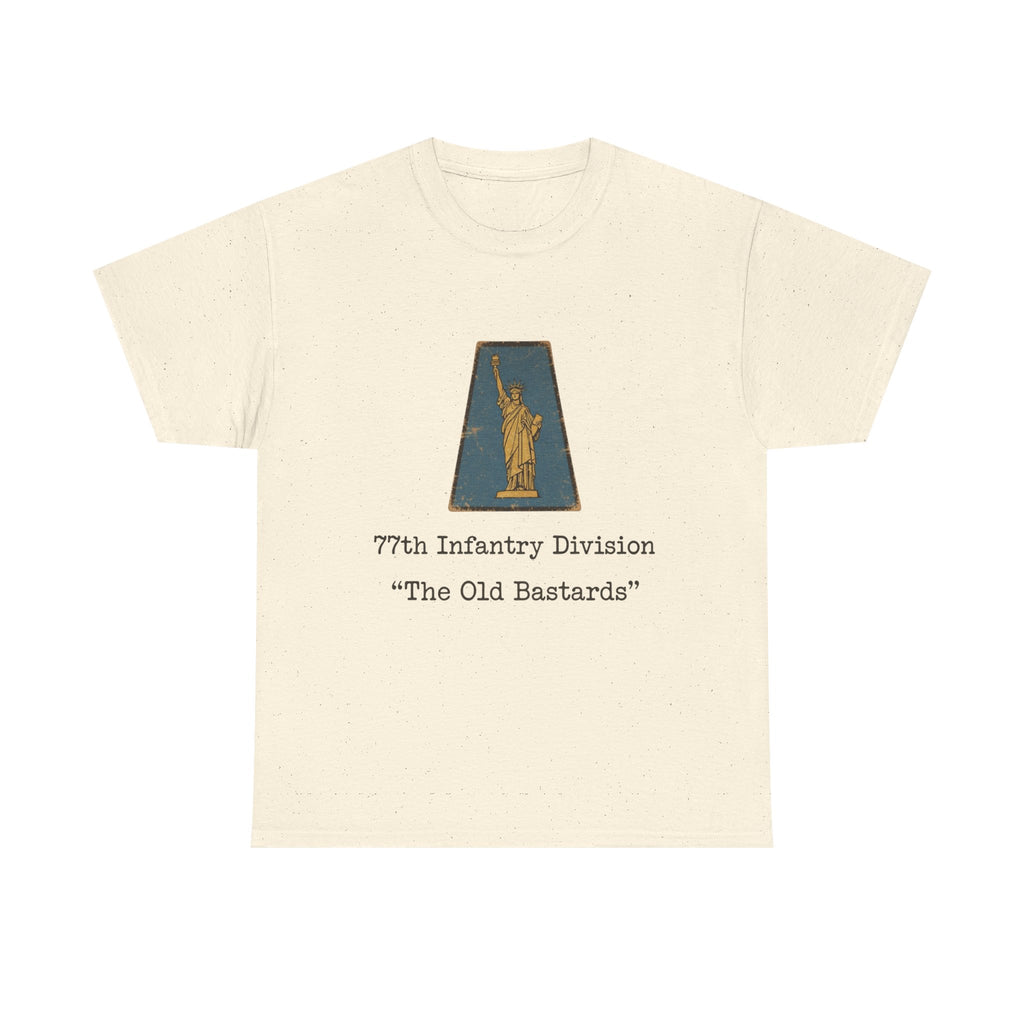 WWII WW2 77th Infantry Division "The Old Bastards" T-Shirt | Military Unit Tee