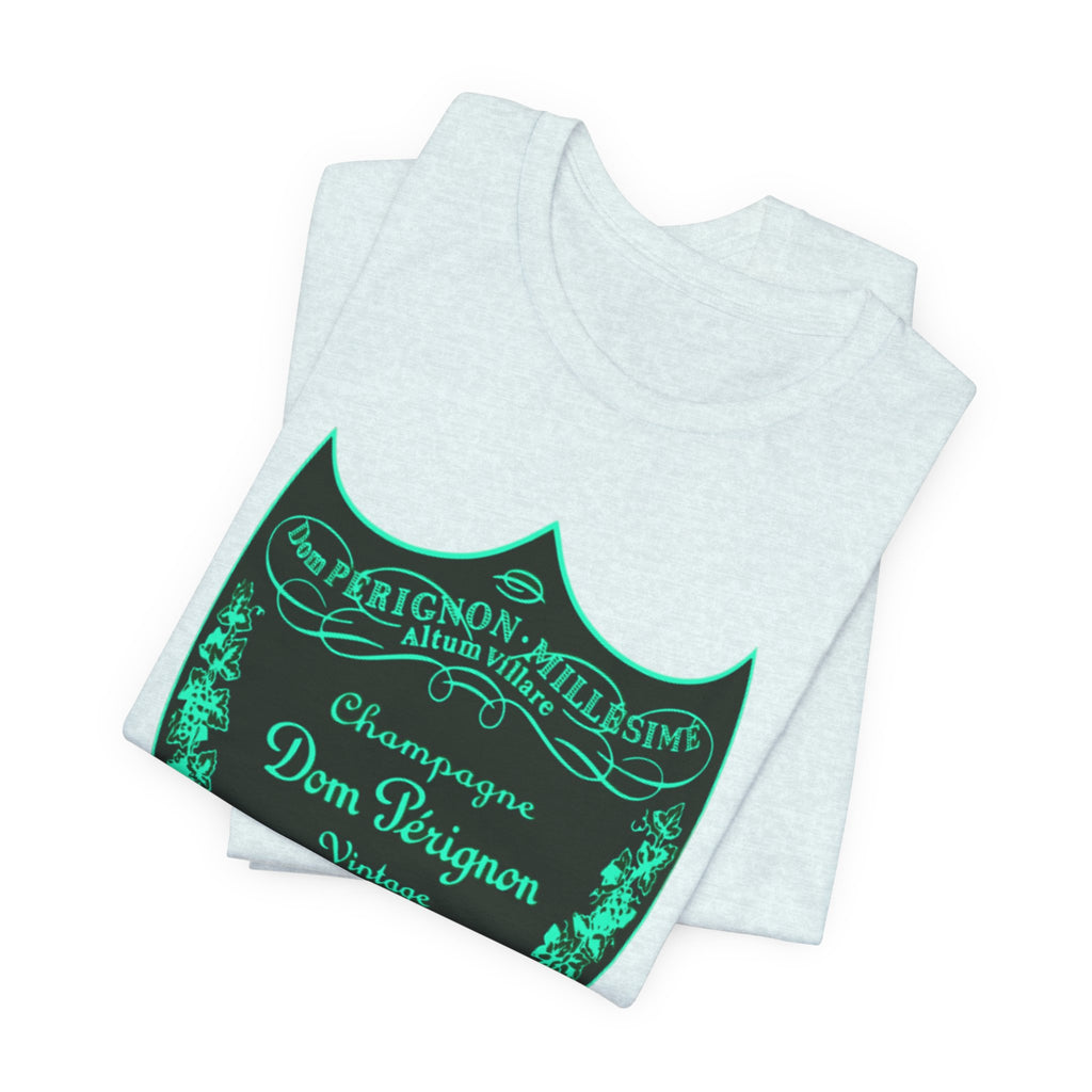 Neon Dom Pérignon Champagne Label  T-Shirt