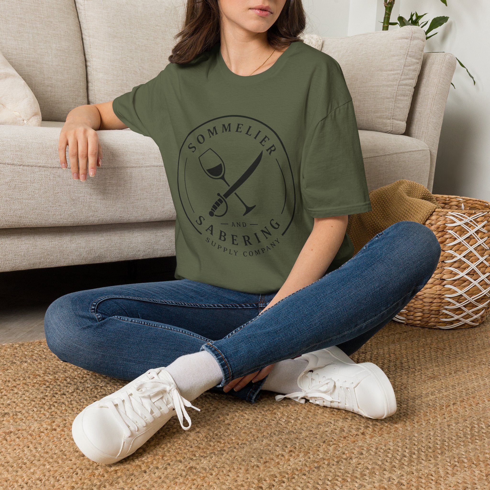 Sommelier and Sabering logo T-Shirt