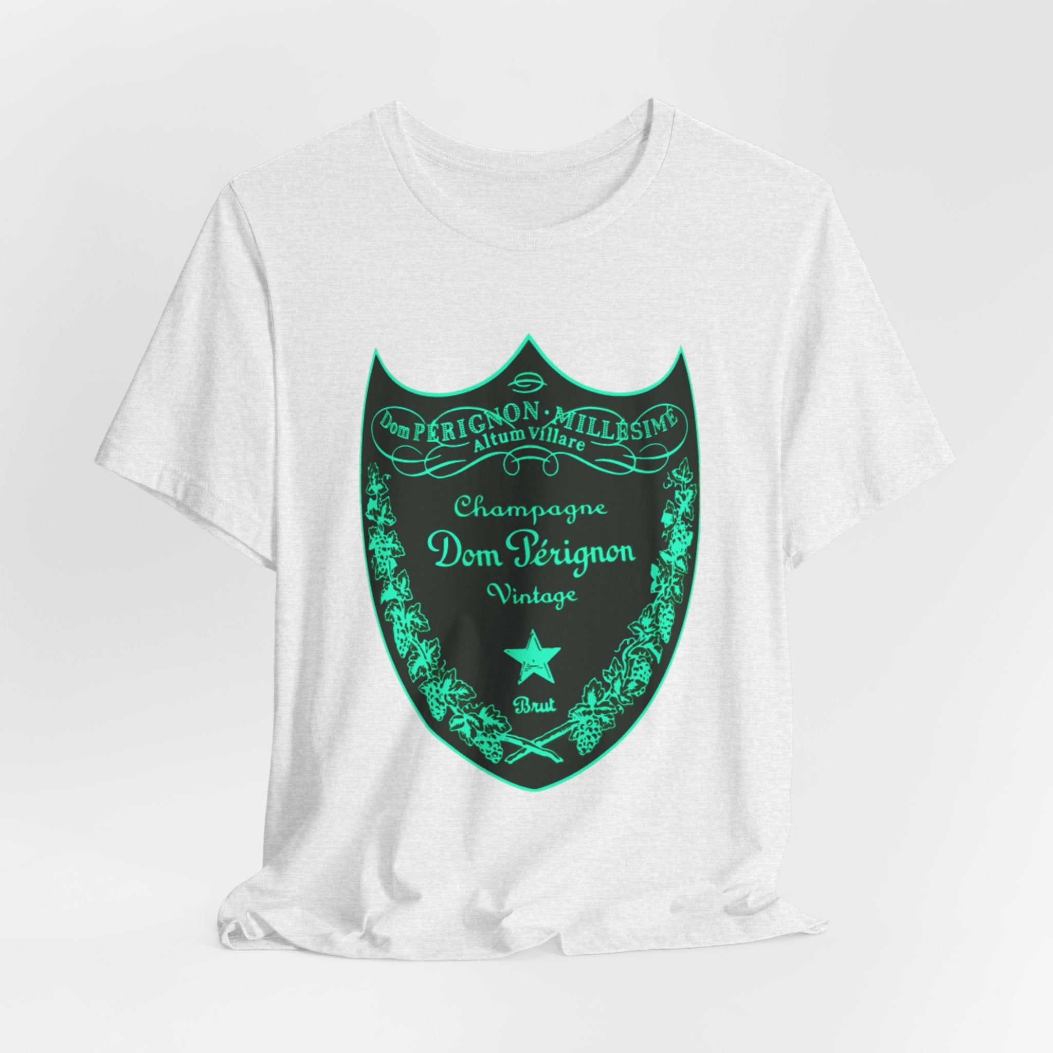 Neon Dom Pérignon Champagne Label  T-Shirt